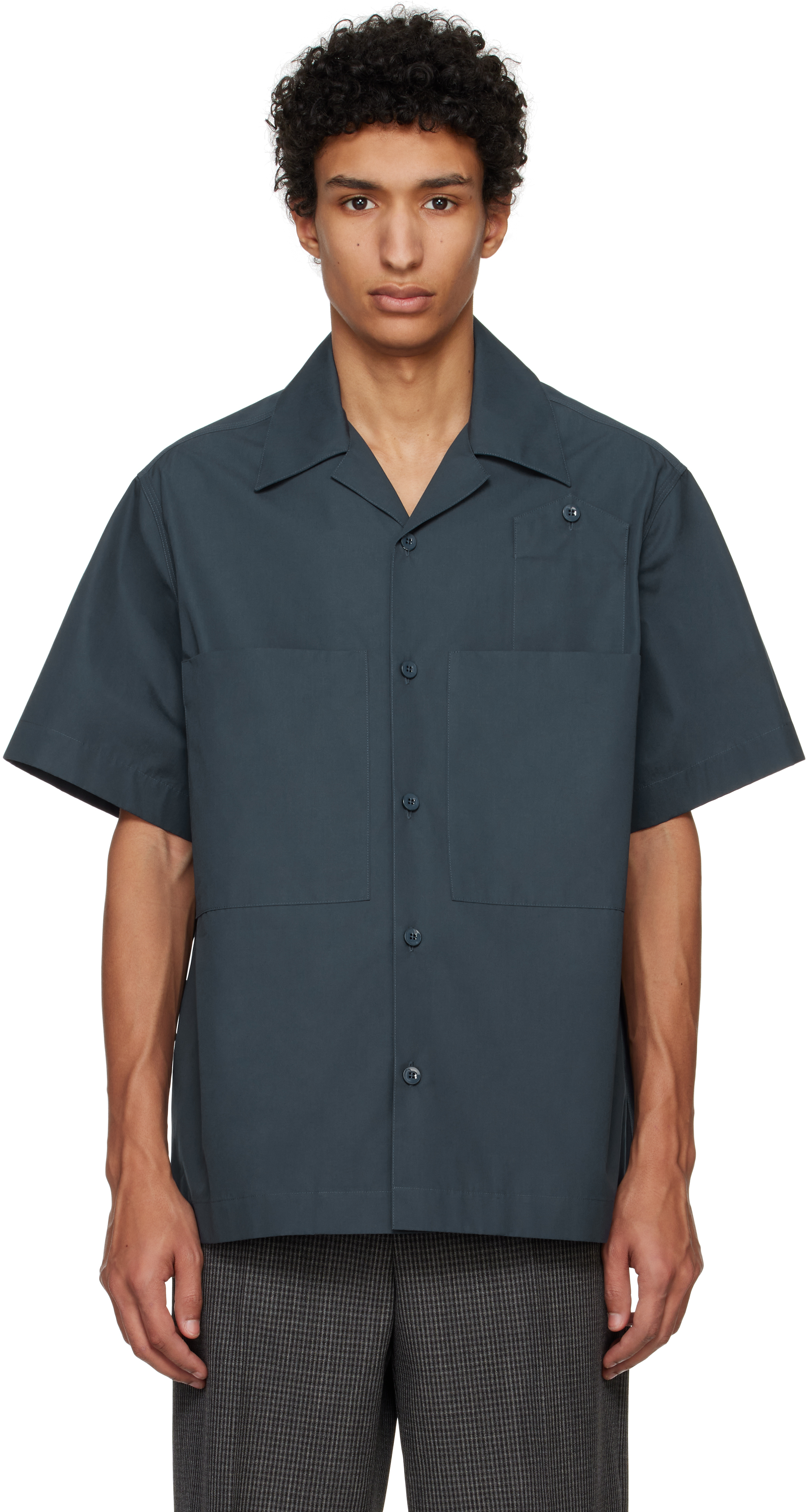 minion様 JIL SANDER+ コットン半袖シャツ ジルサンダー JIL SANDER