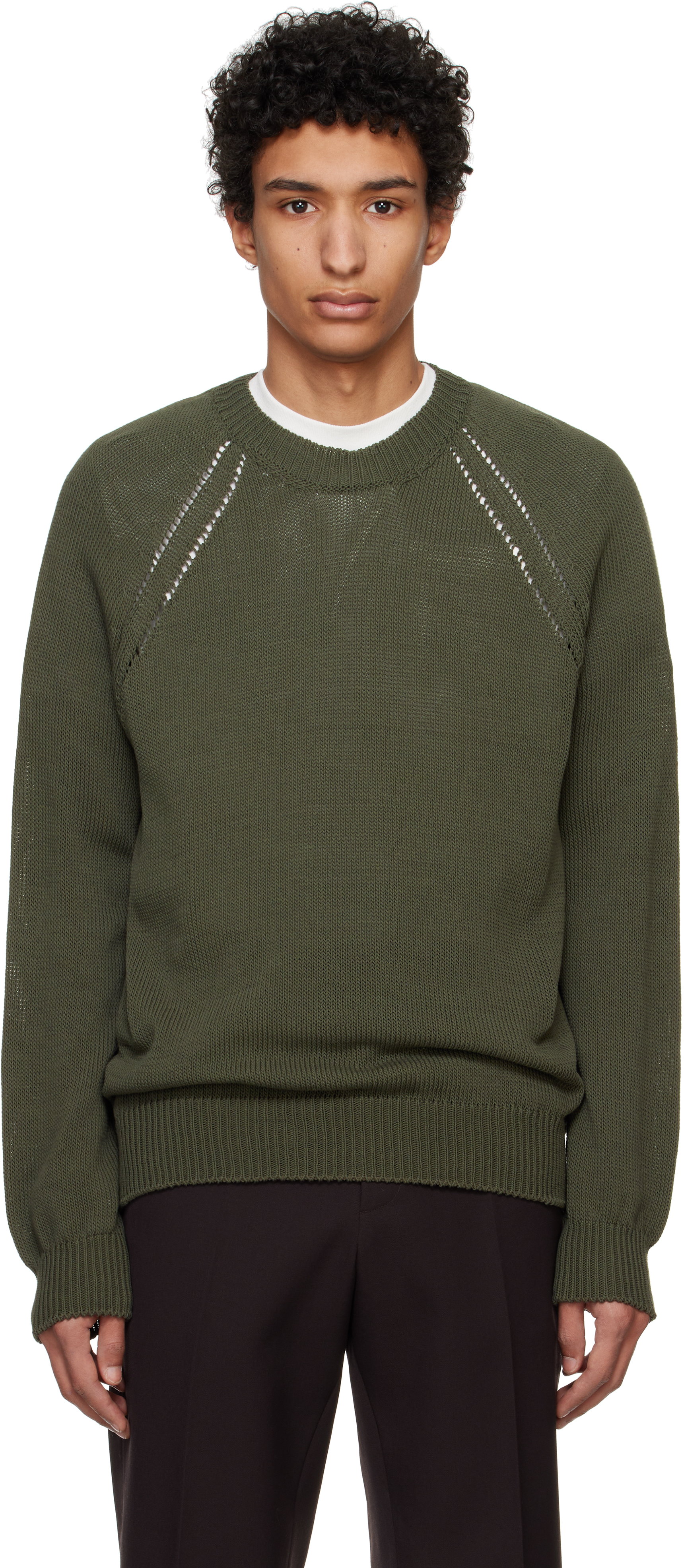 Jil Sander メンズ クルーネックセーター | SSENSE 日本 Jil Sander メンズ クルーネックセーター | SSENSE 日本