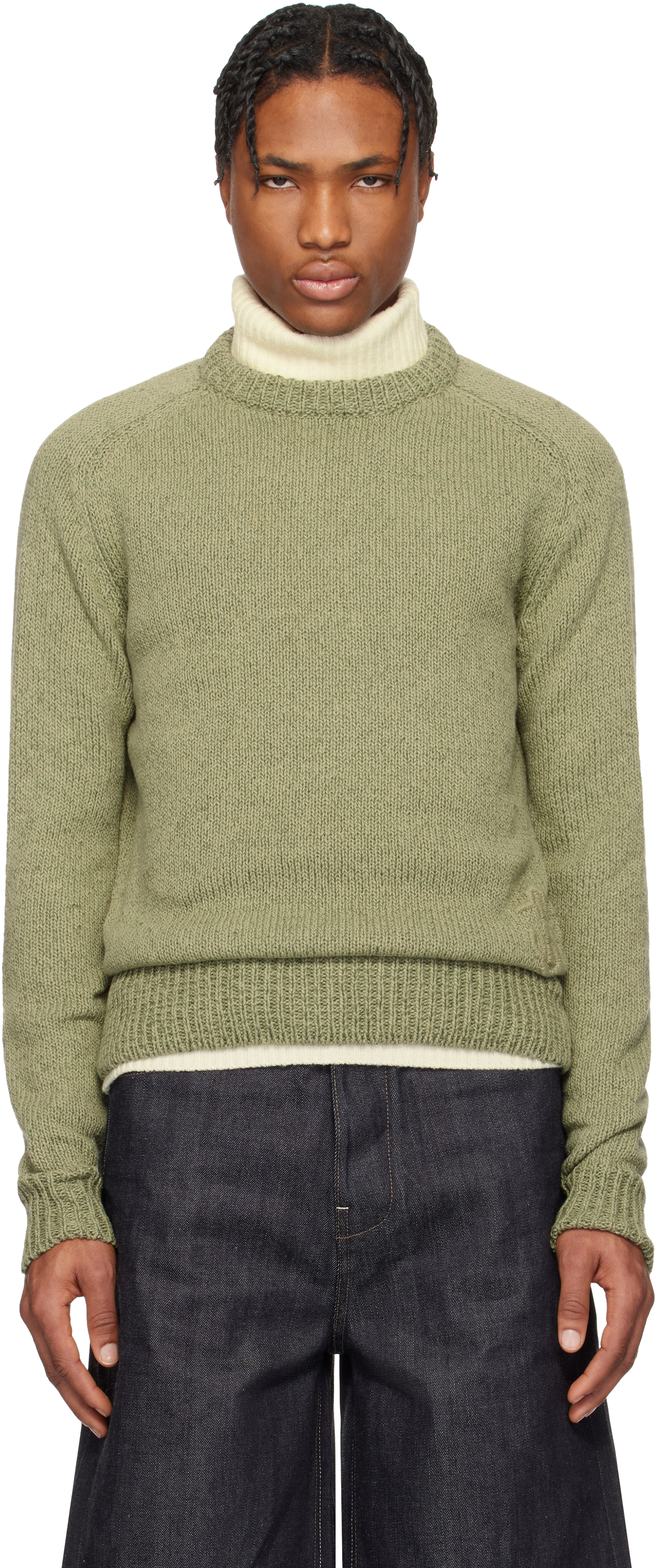 JIL SANDER エメラルドグリーン　クルーネックニット 楽天市場】JIL SANDER ジルサンダー セーター J02GP0042 J14506