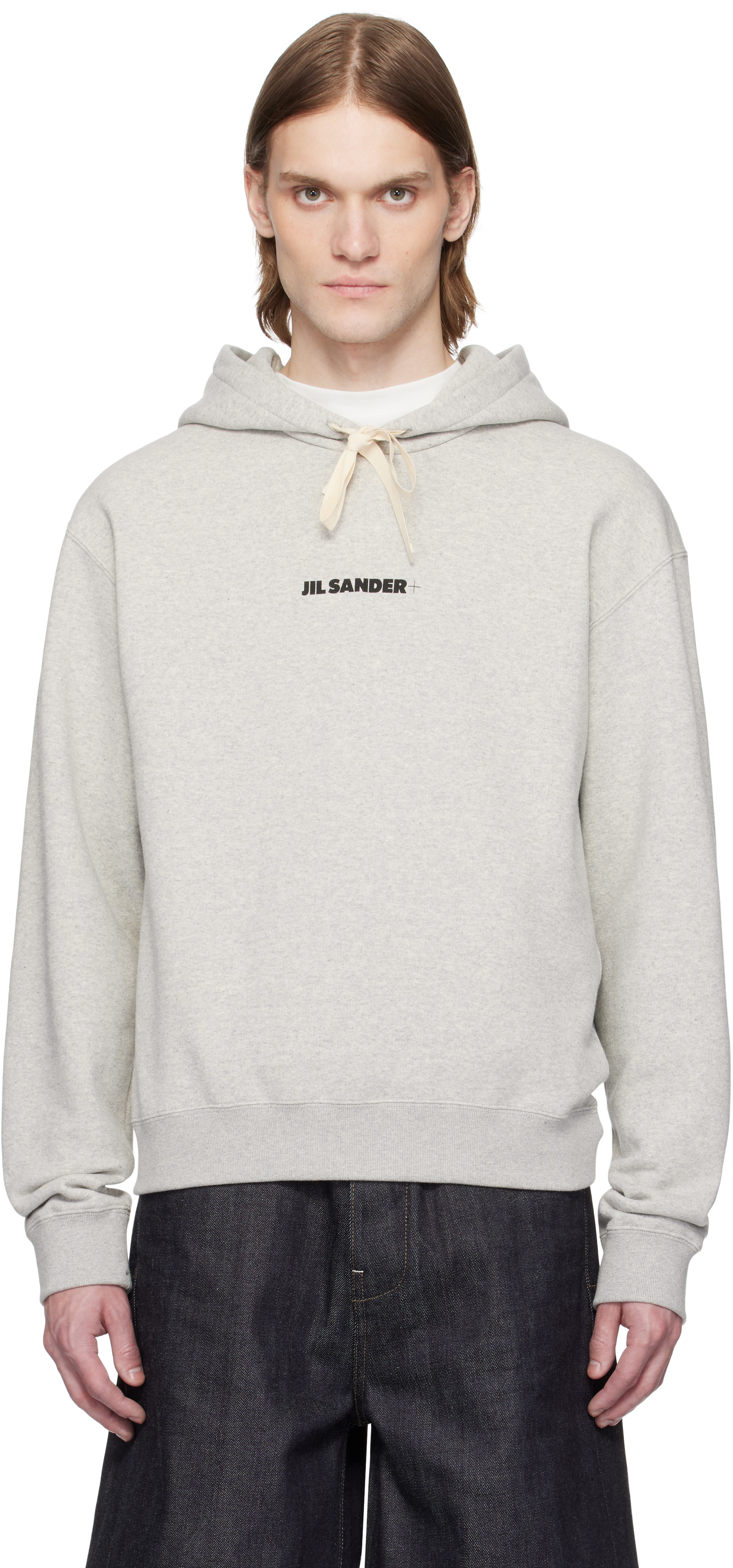 Gray Logo Hoodie