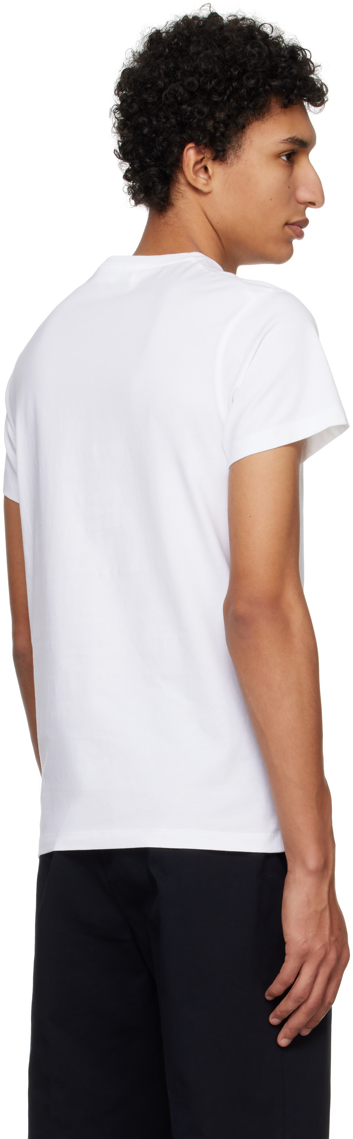 Jil Sander White Cotton T-shirt In 100 White
