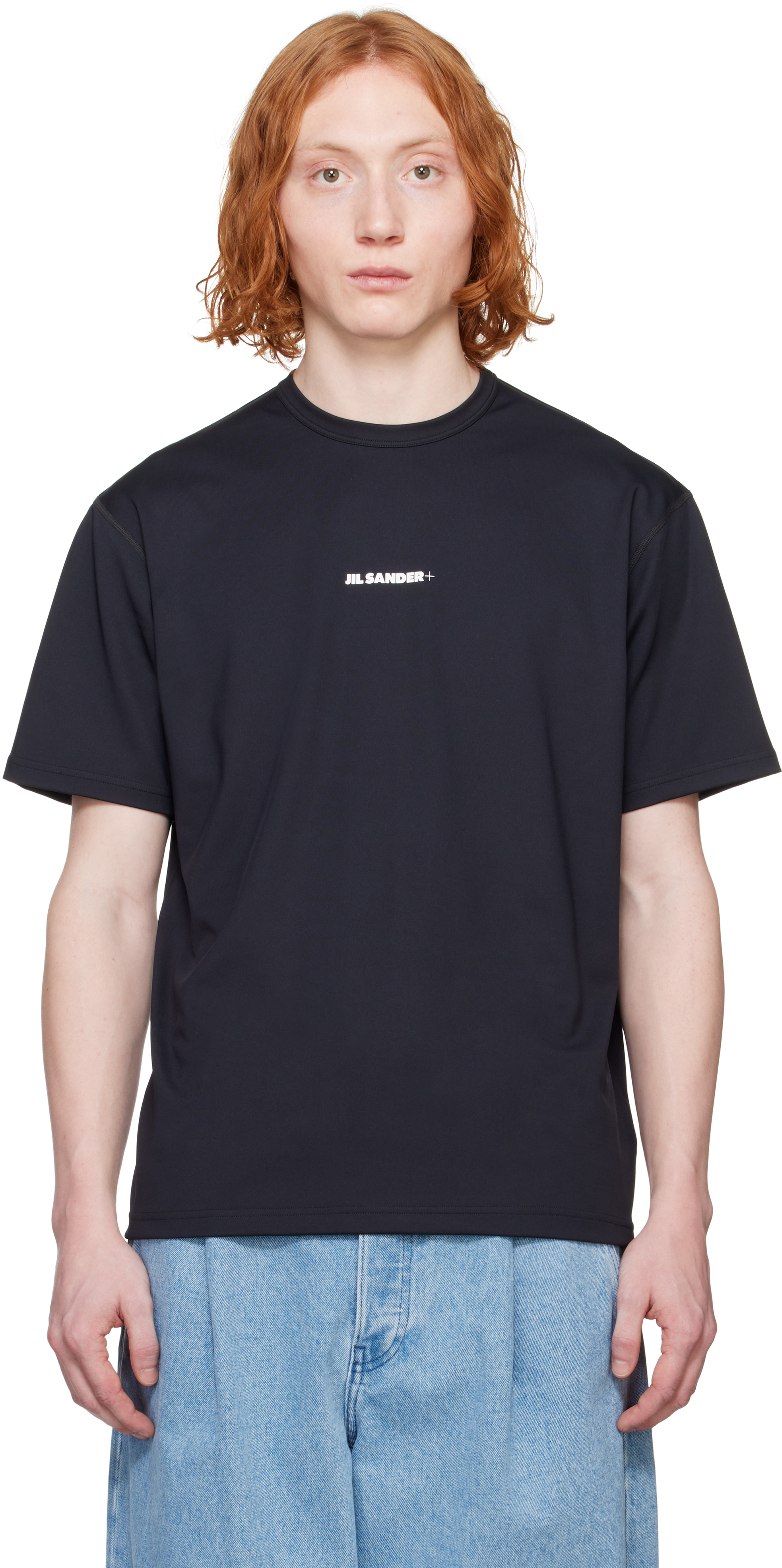 【関税込み】Jil Sander ブラック Active ジャージ Tシャツ 三越伊勢丹 | JIL SANDER/ジル サンダー_Women通販 | T-SHIRT CN