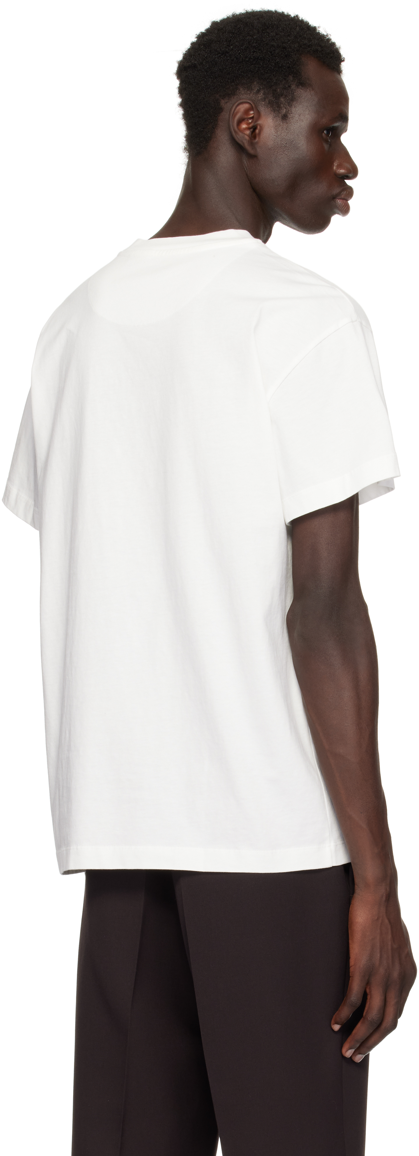 Jil Sander Three-pack Multicolor Short-sleeved T-shirts In 000 Multicolour (100