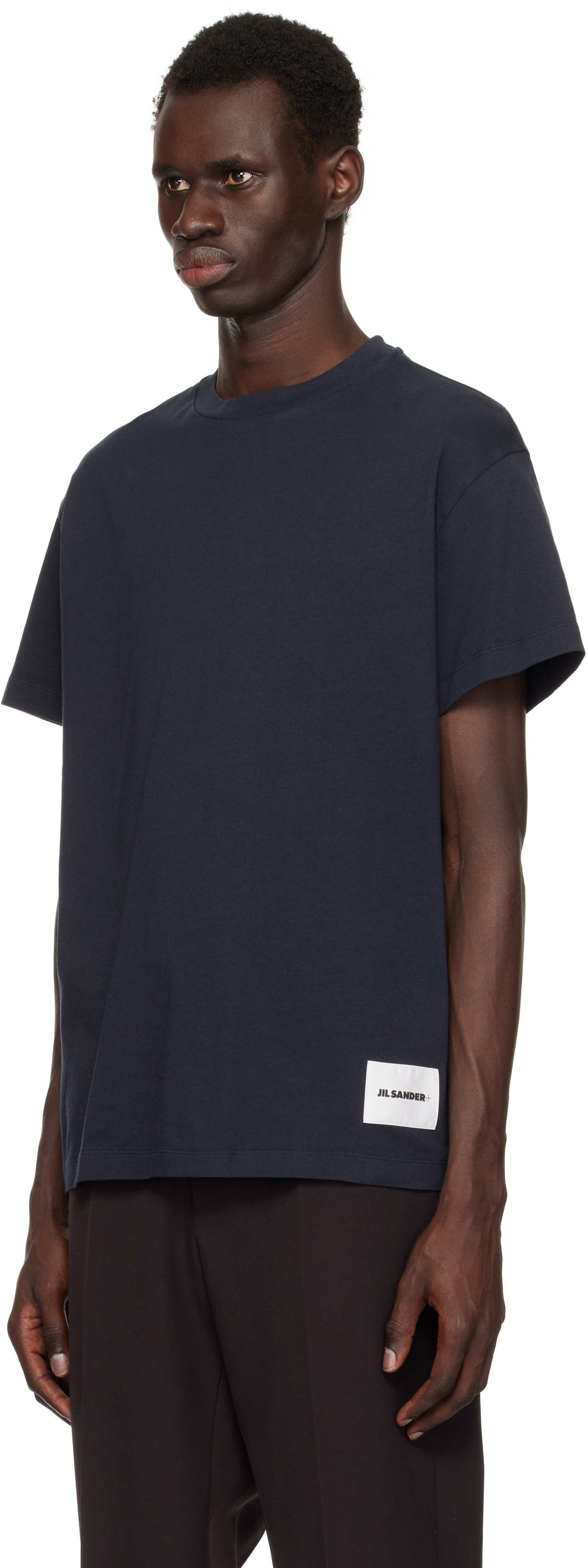 Jil Sander Three-pack Multicolor Short-sleeved T-shirts In 000 Multicolour (100