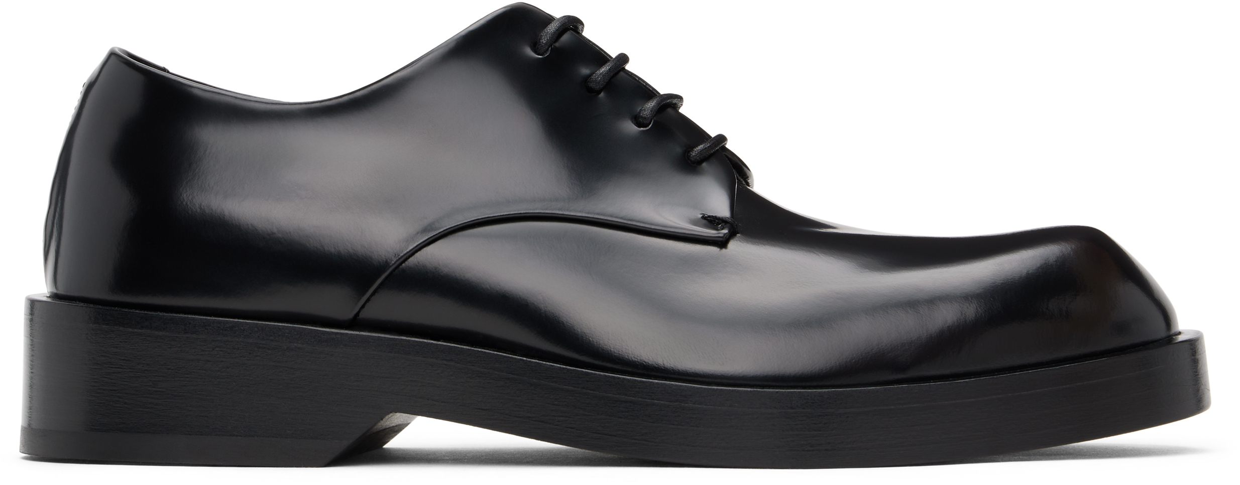 Black Lace-Up Derbys