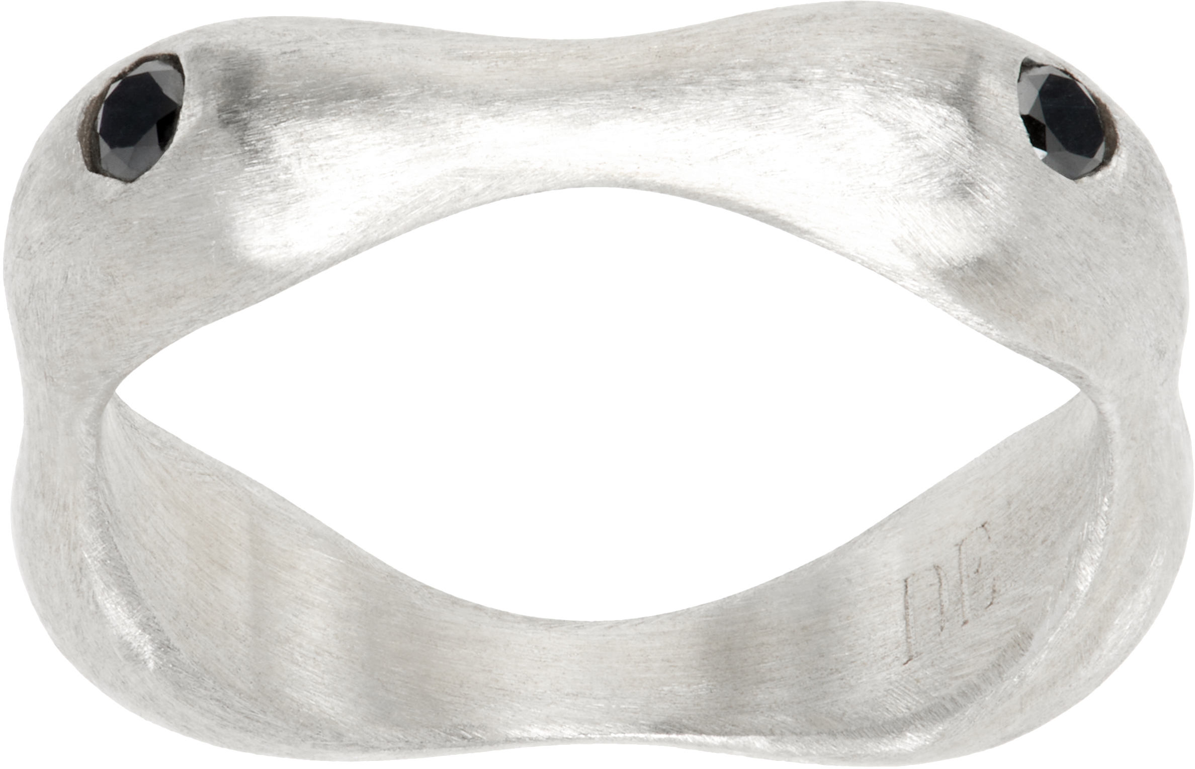 Silver Diamond Owen Thin Ring