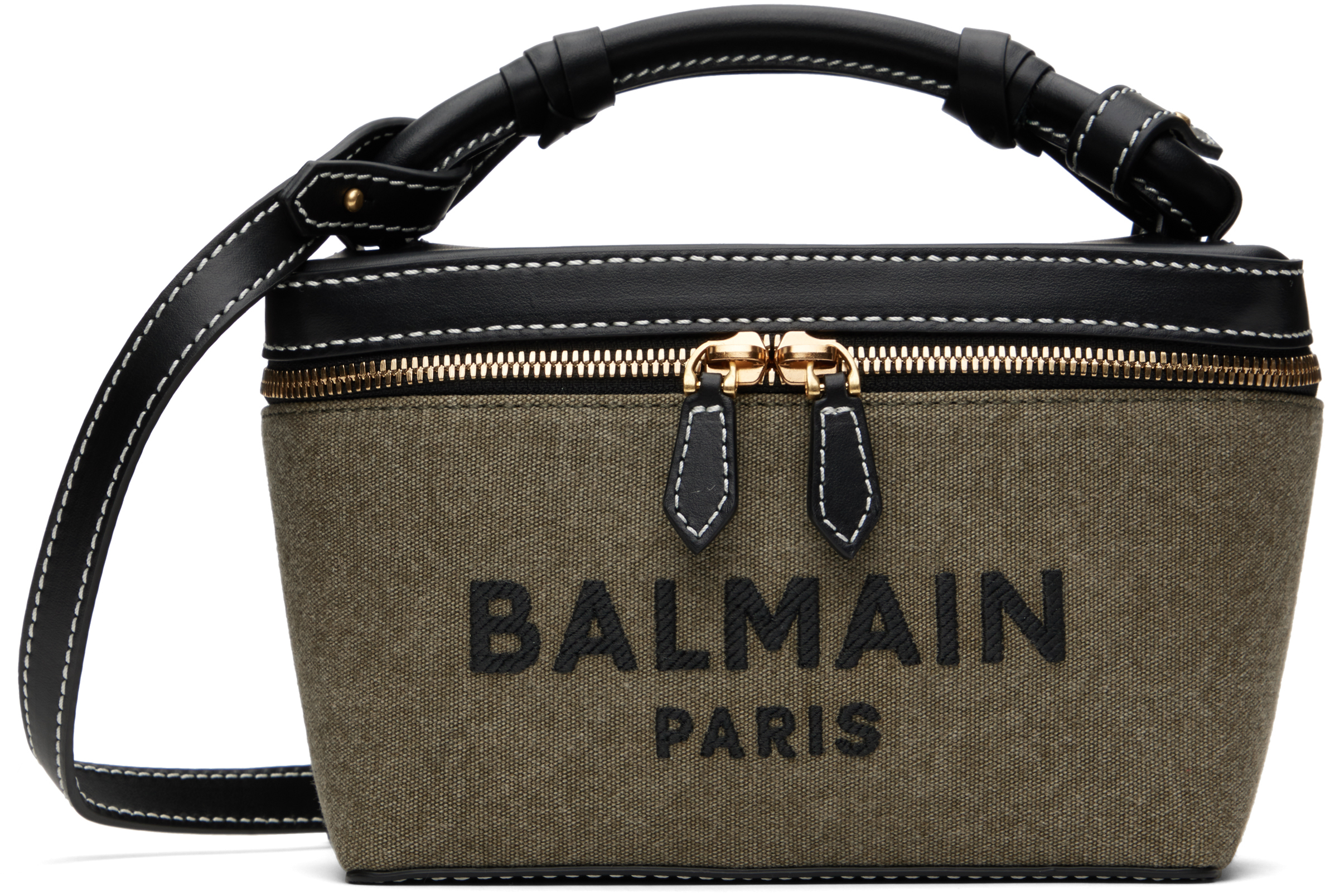 Khaki & Black B-Army Vanity Bag