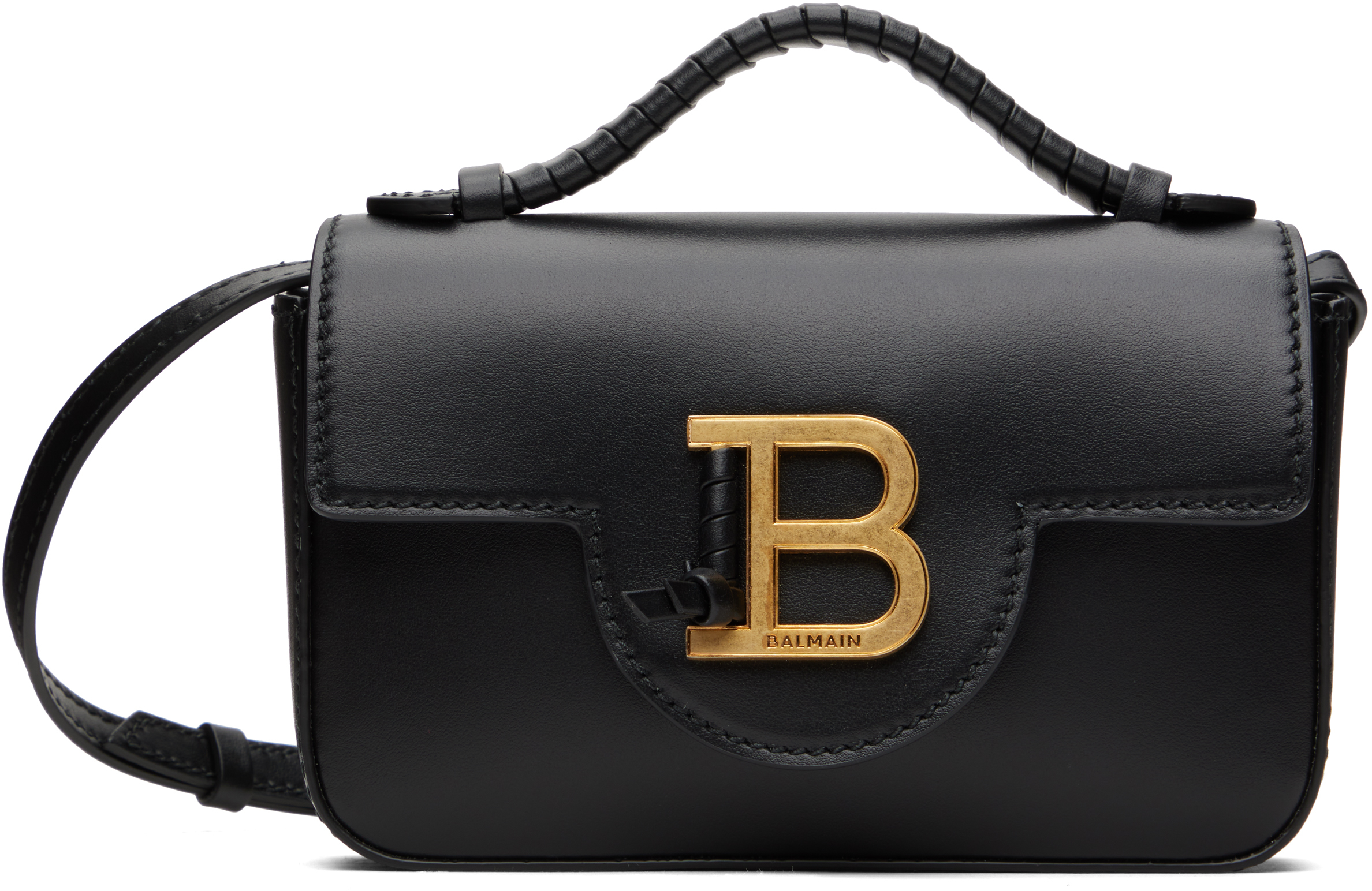 Black B-Buzz Mini Leather Bag