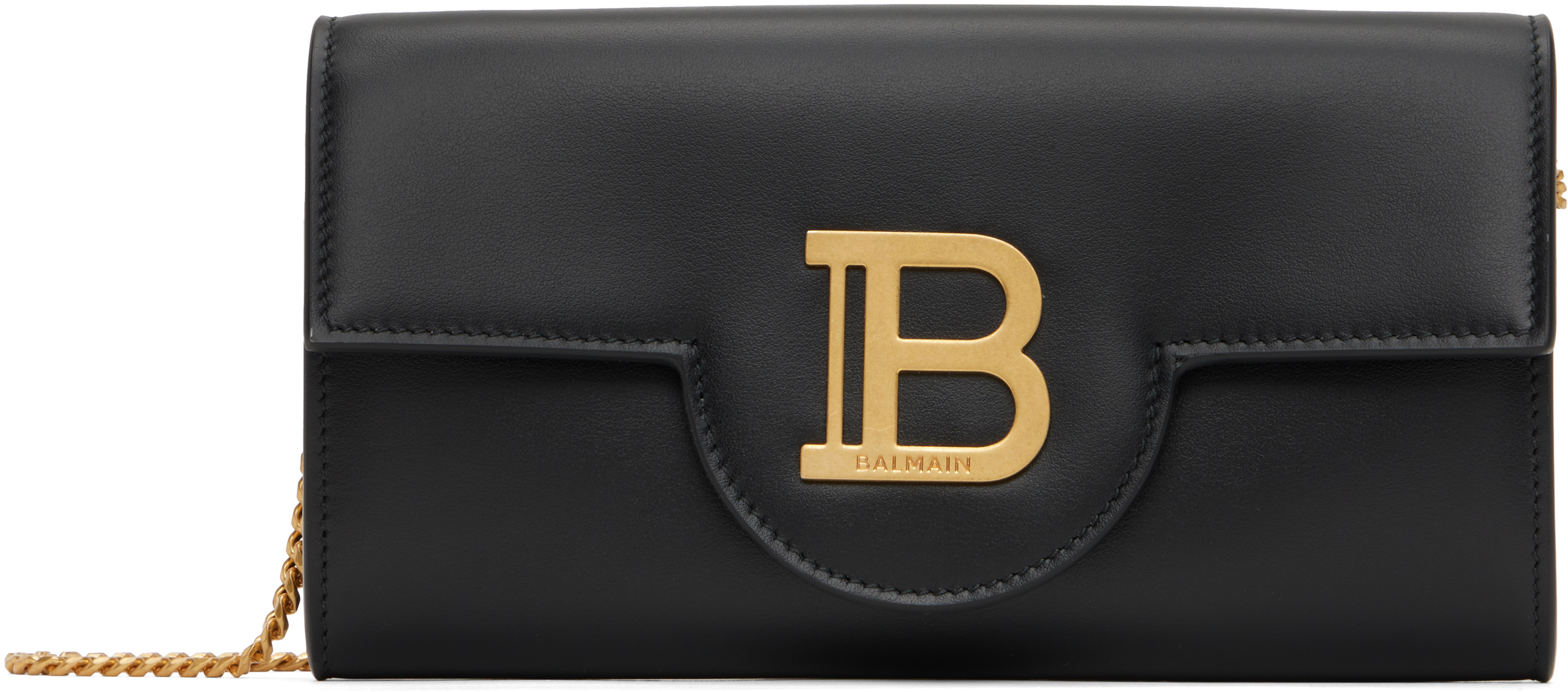 Black B-Buzz Leather Bag