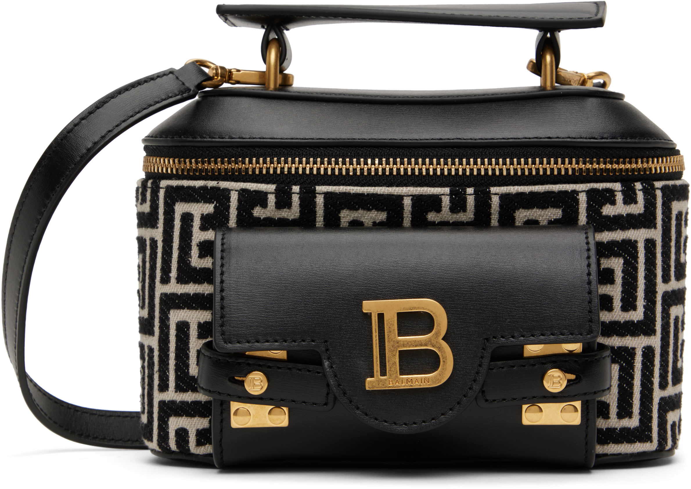 Black B-Buzz Vanity Monogram Bag