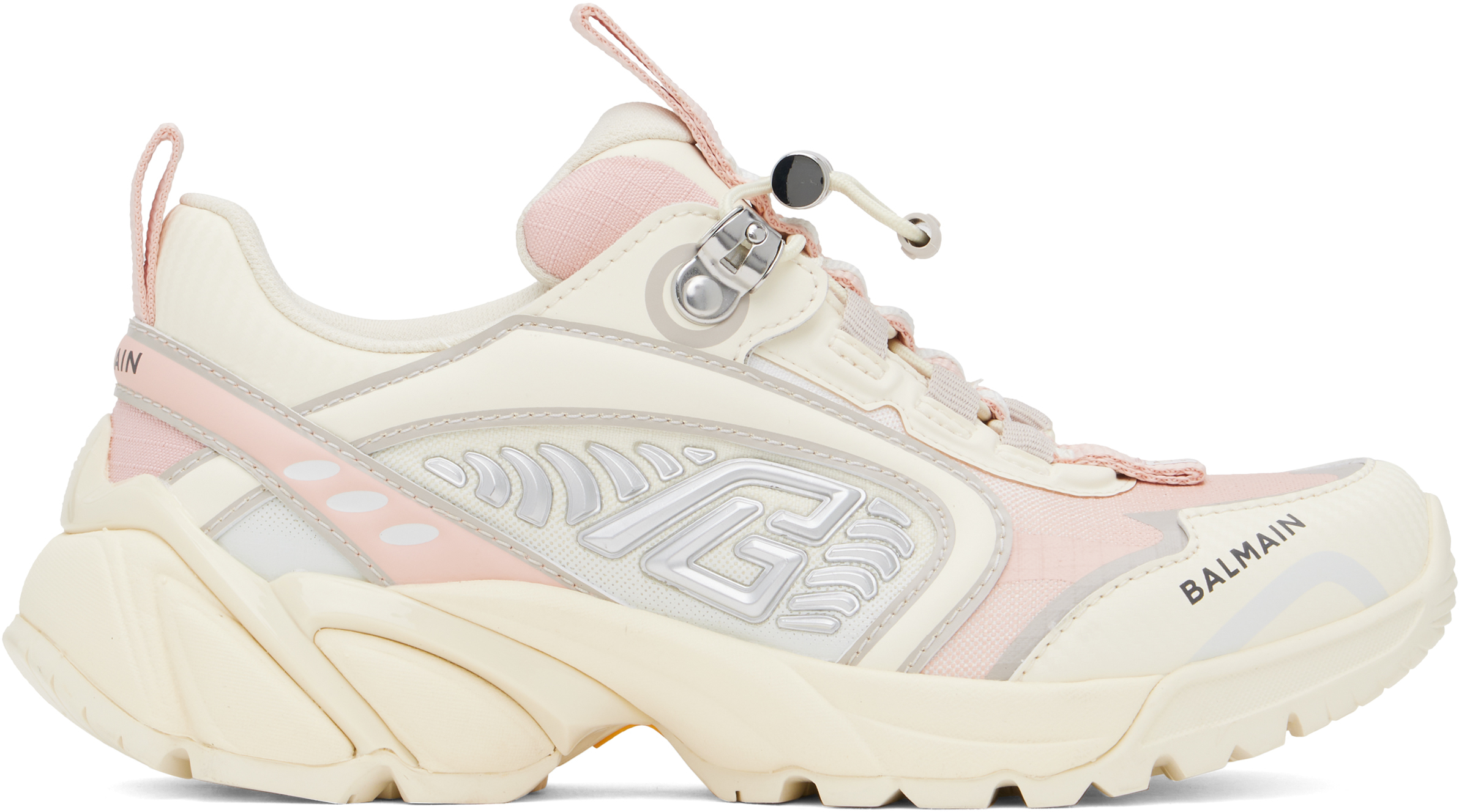 Beige 
Pink Cosmic Dust Sneakers