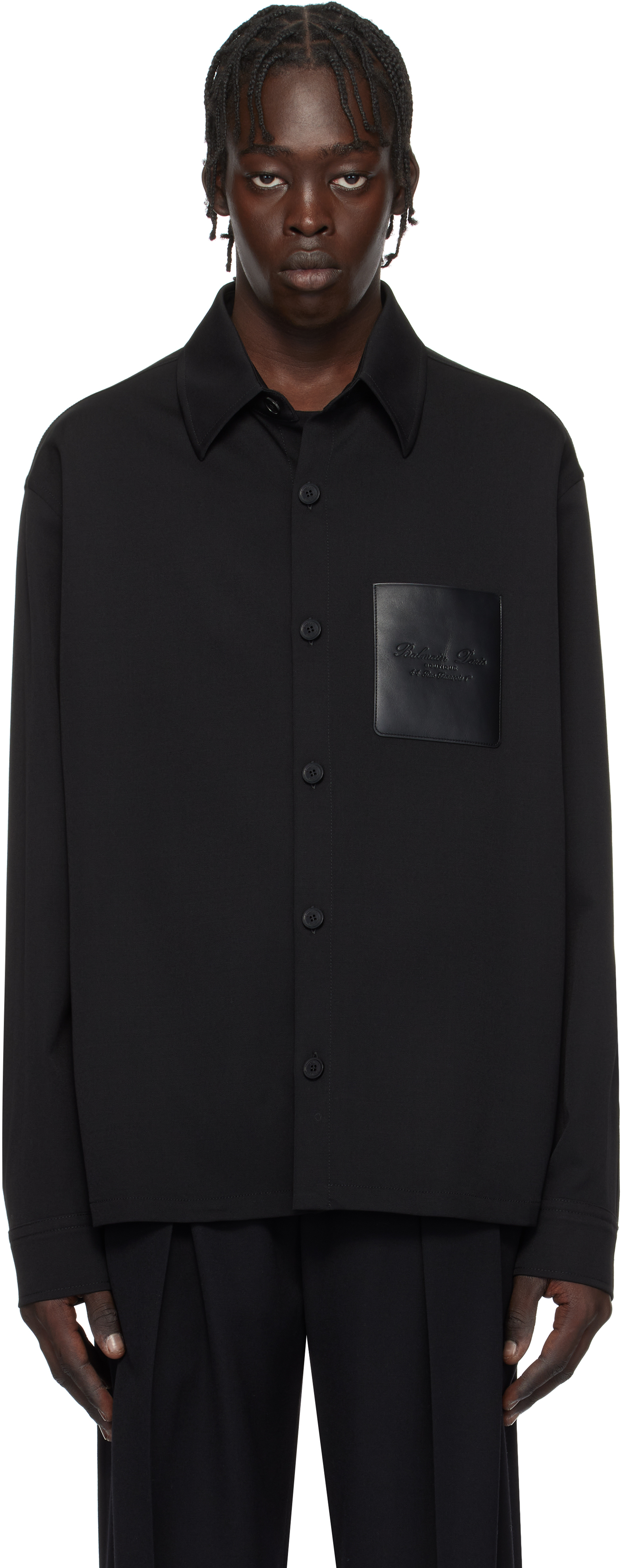 Black Couture Label Shirt