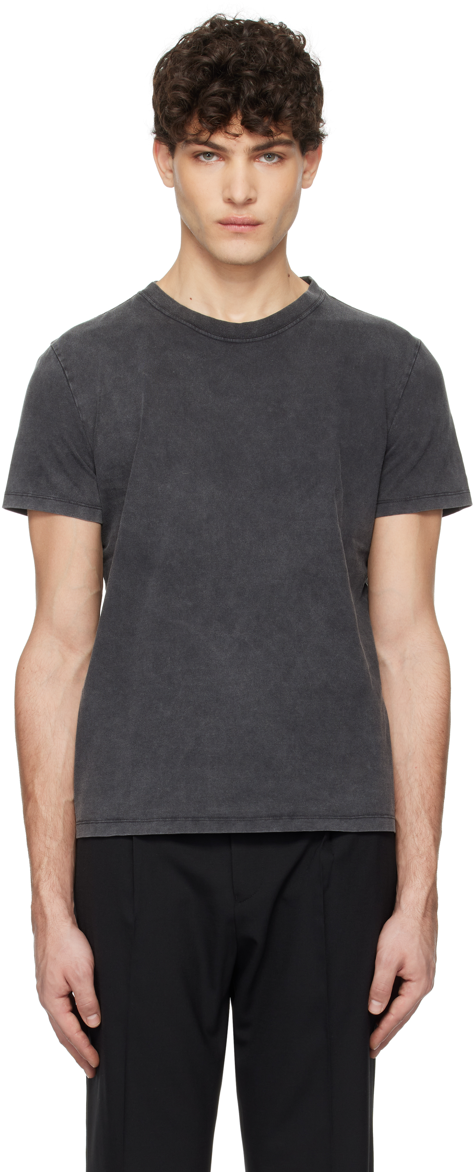 Black Signature Garment-Dyed T-shirt