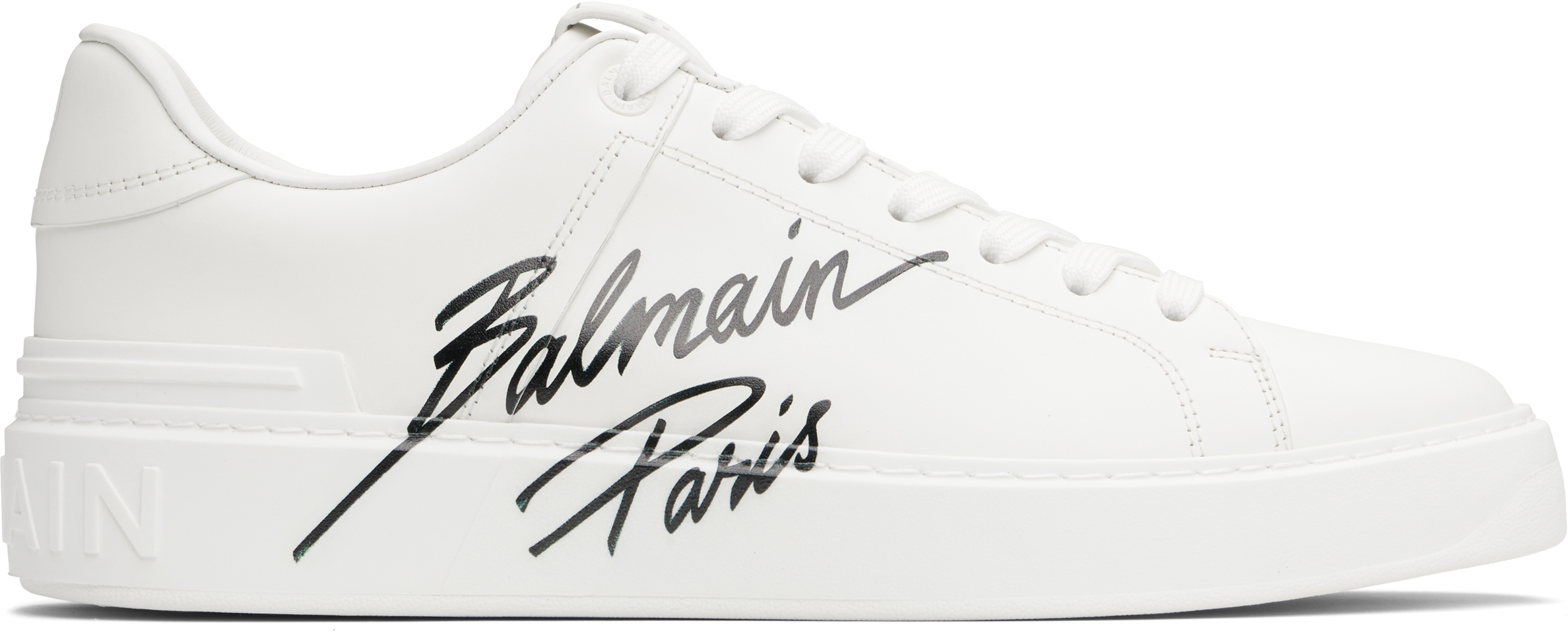 White B-Court Sneakers