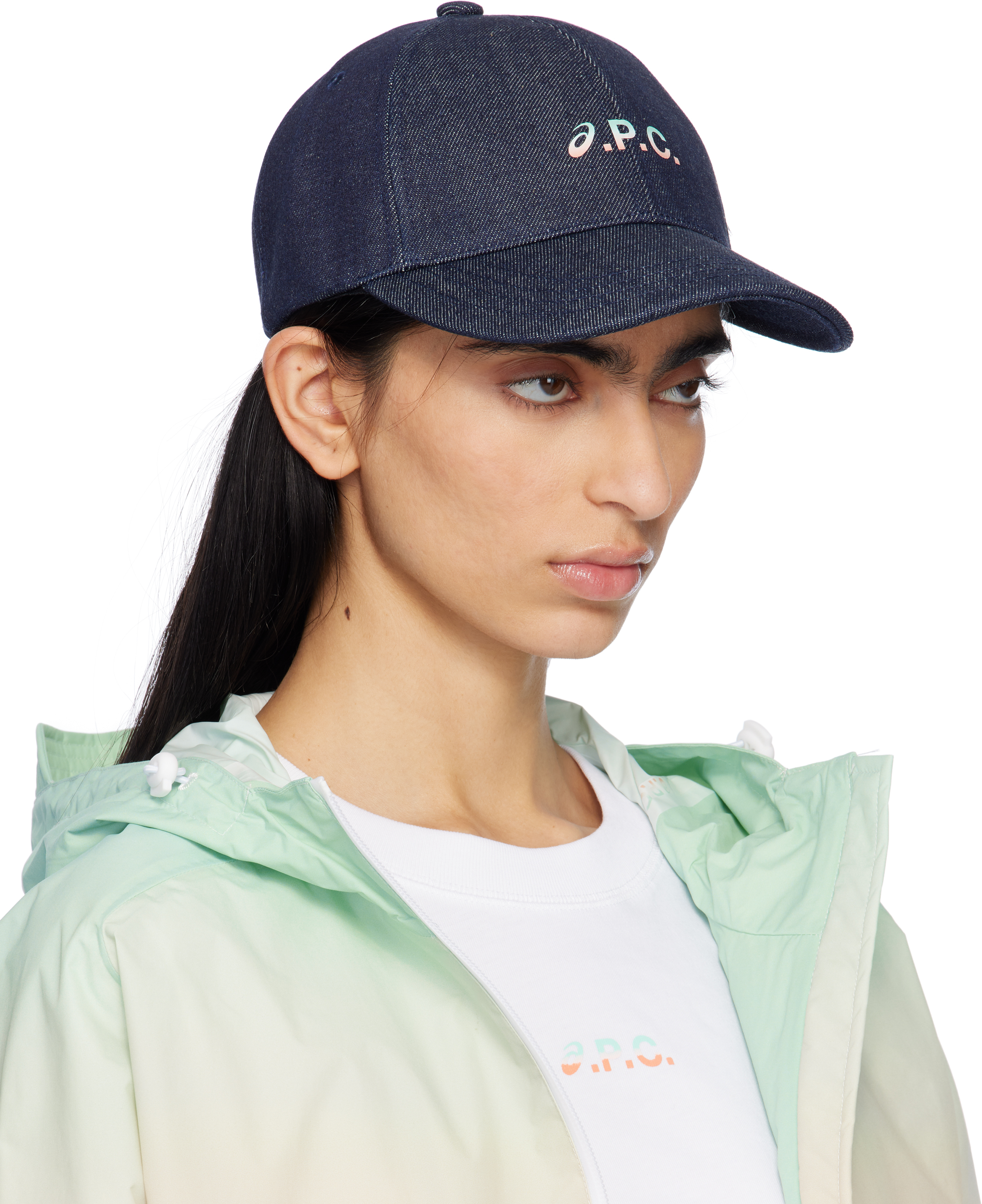 APC INDIGO ASICS EDITION CHARLIE BASEBALL CAP