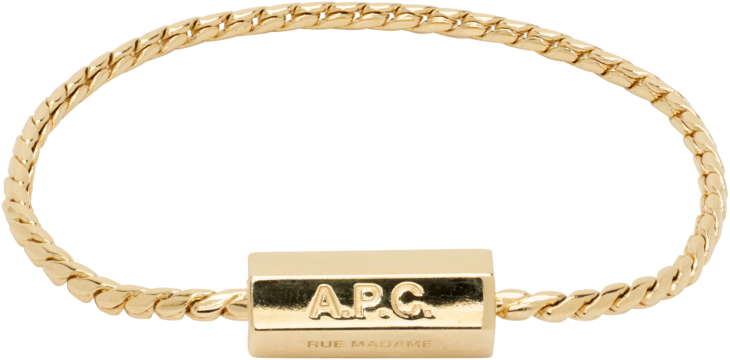 A.P.C. ゴールド Angle ブレスレット A.P.C.のゴールド Angle ブレスレットがセール中