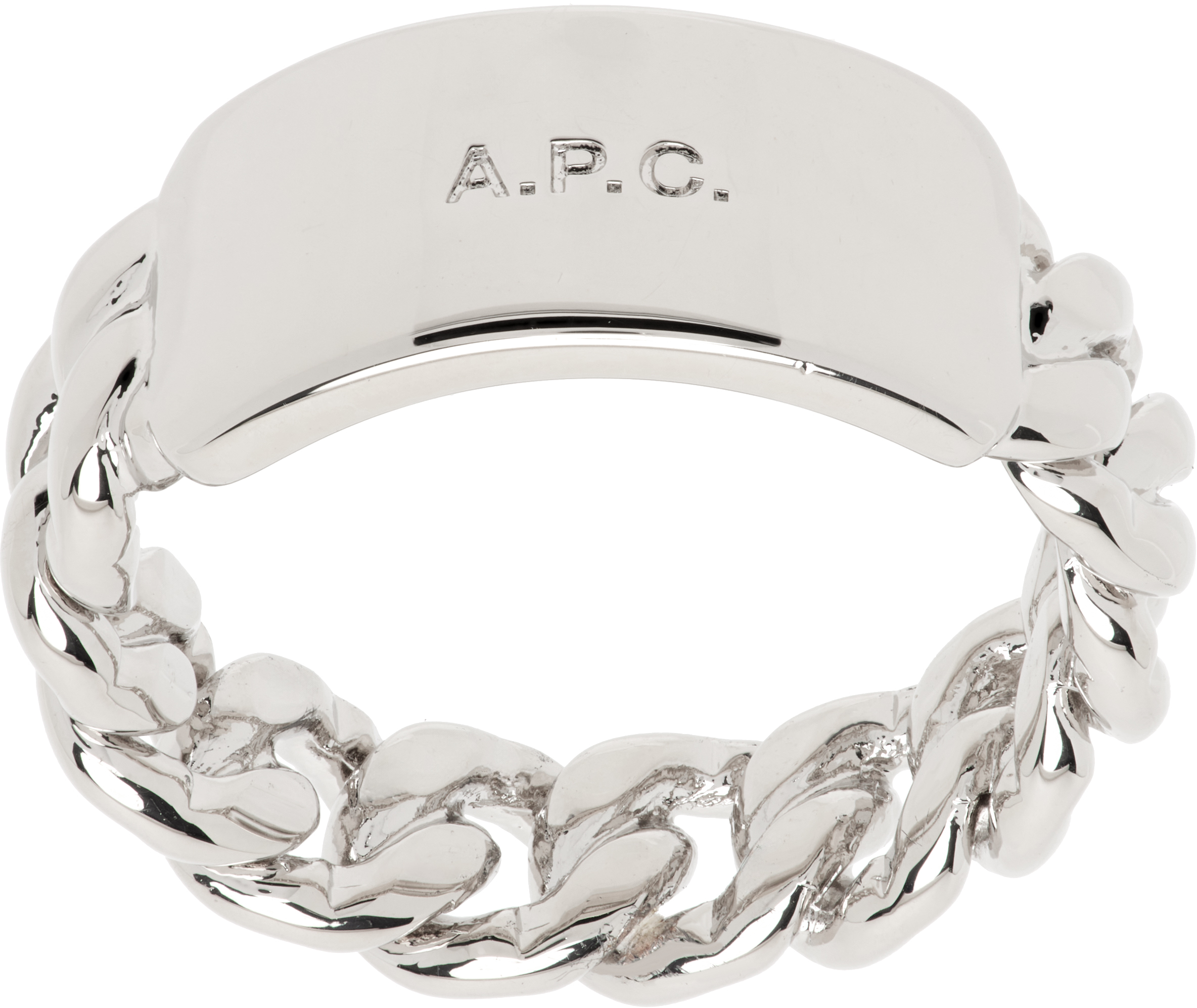 【関税込み】A.P.C. シルバー Darwin リング A.P.C.のシルバー Darwin リングがセール中