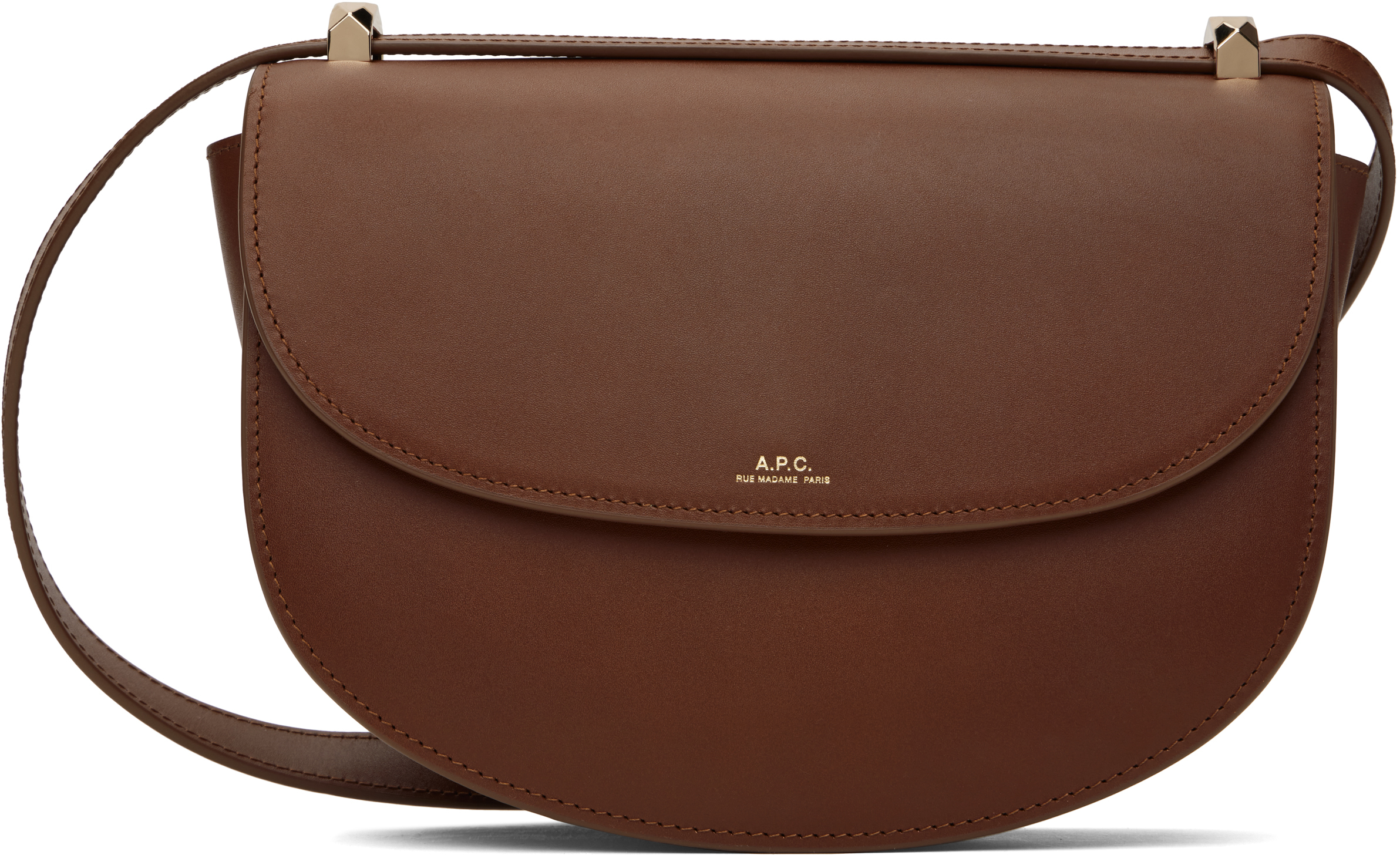 Apc Brown Genève Bag In Cad Hazelnut