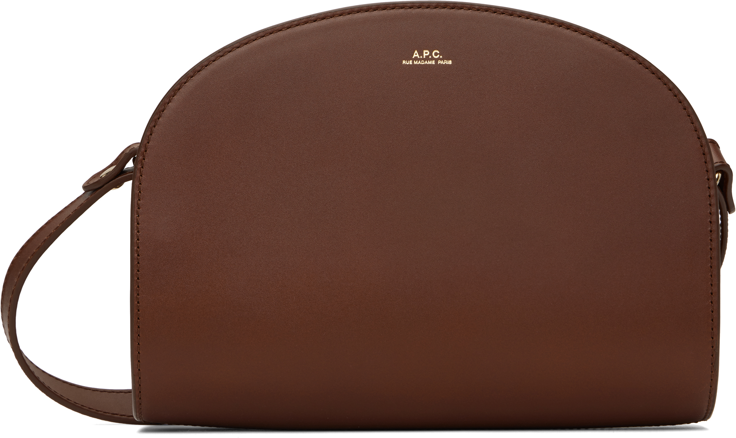 A. P.C. Brown Demi-Lune Bag