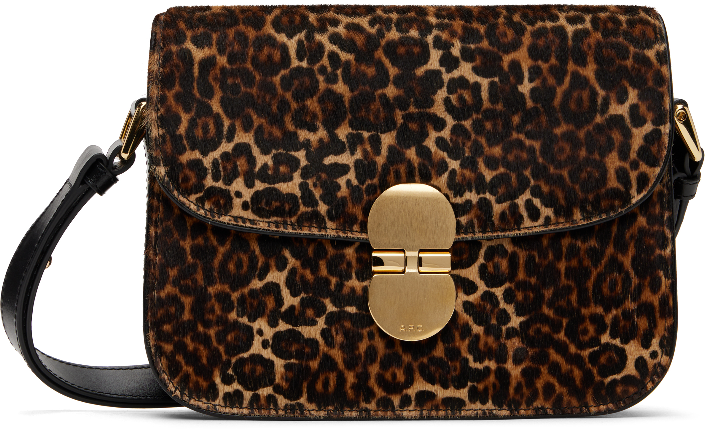 Black & Brown Grace Small Bag by A.P.C. on Sale