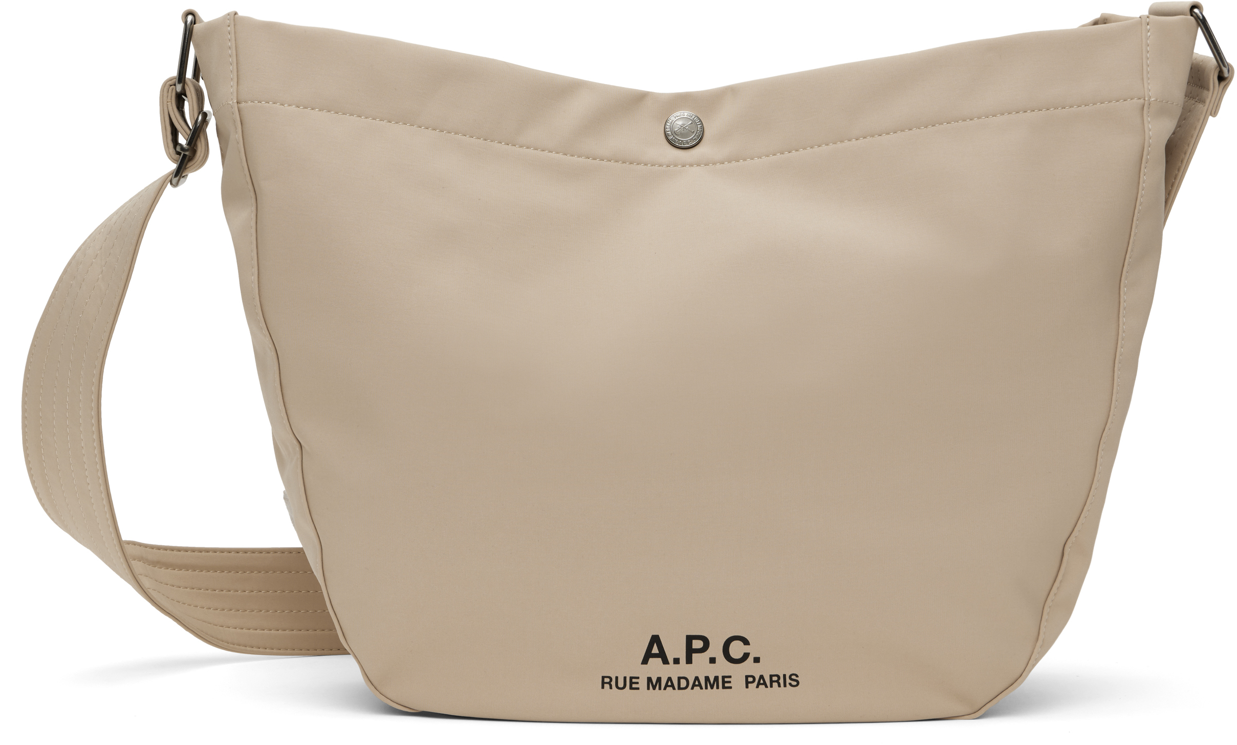 【関税込み】A.P.C. ベージュ Journal バッグ Journal バッグ｜UNISEXE / SACS｜A.P.C. | アーペーセー日本