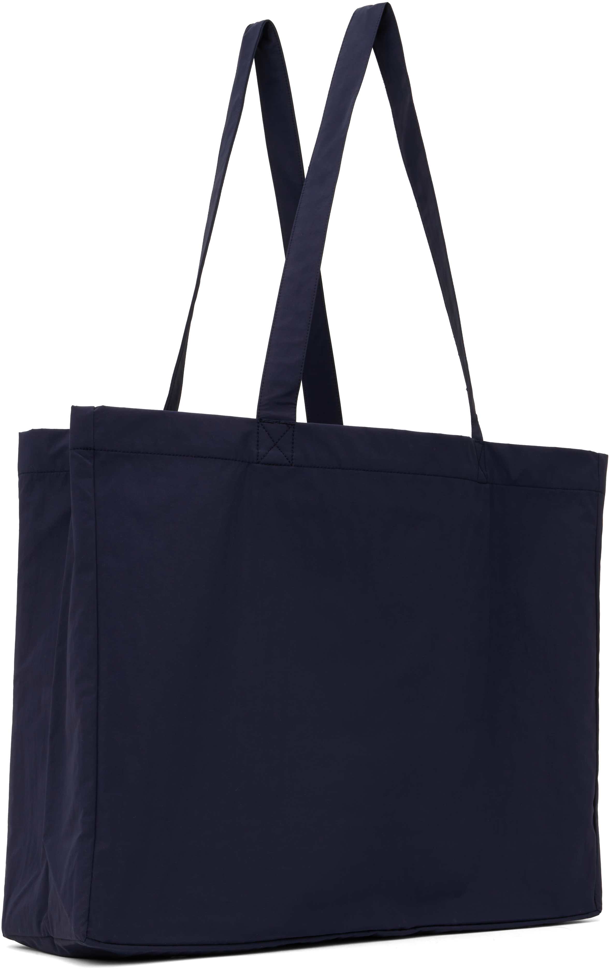 Apc Navy Asics Edition Shopping Diane Tote In Iak Dark Navy