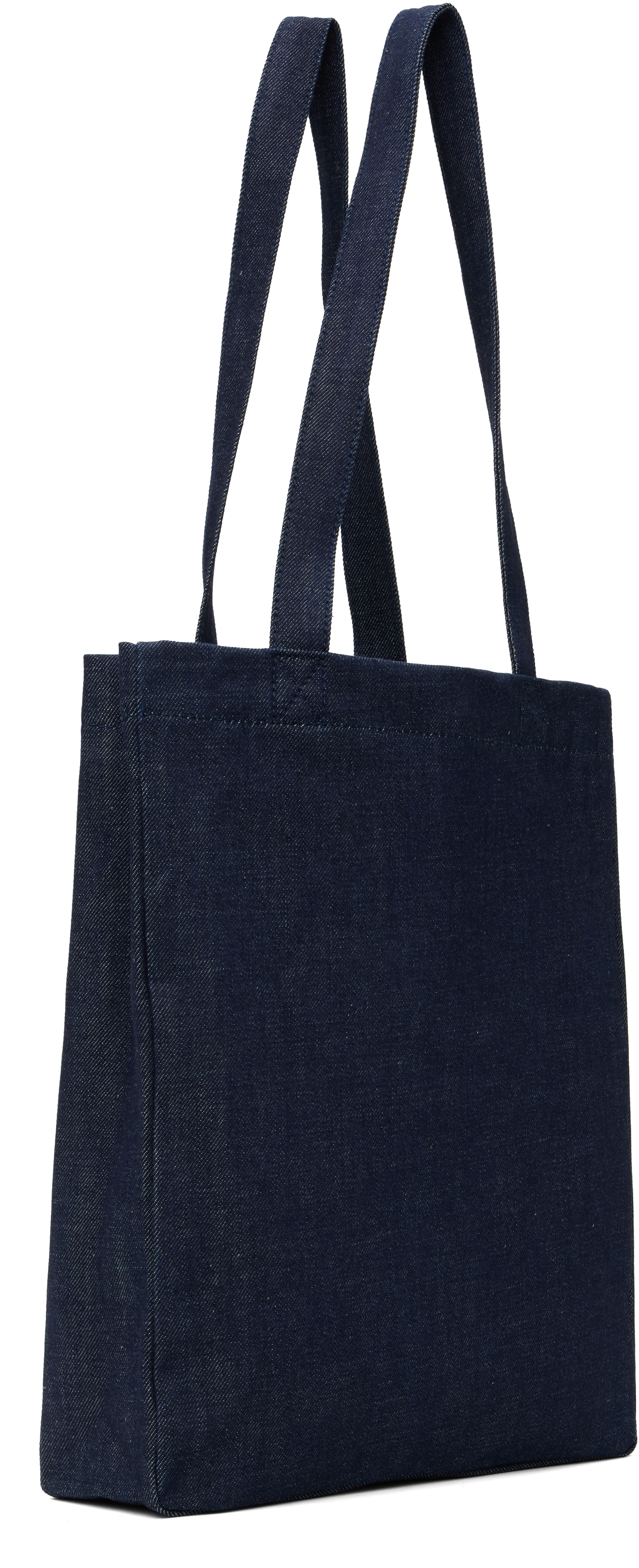 Apc A.p.c. Denim A.p.c. X Asics Lou Shopping Bag In Iai Indigo