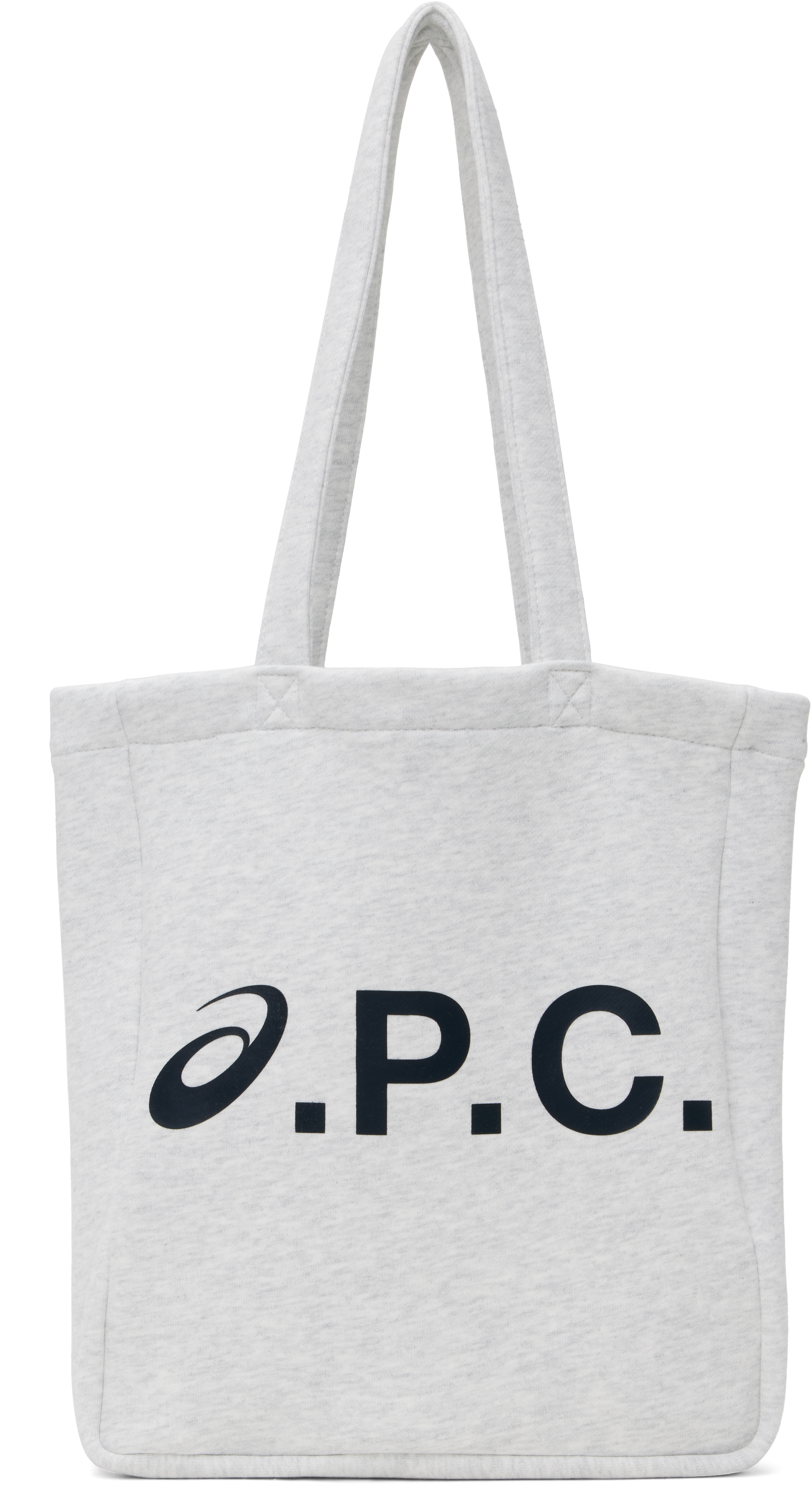 Apc Gray Asics Edition Lou Tote In Plb Heathered Light