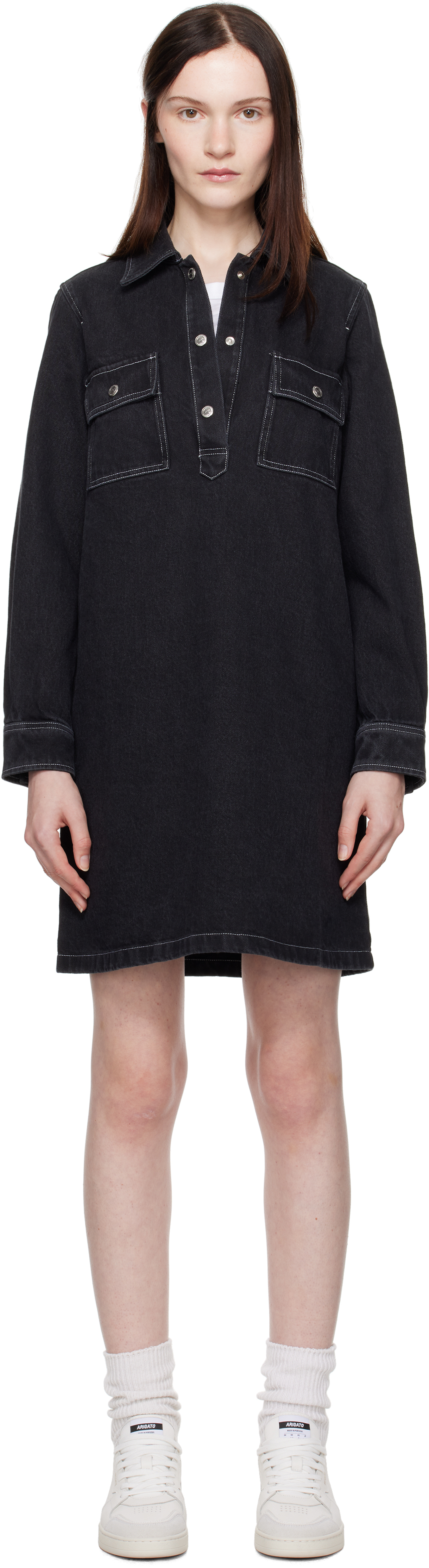 A.p.c. short dresses for Women | SSENSE