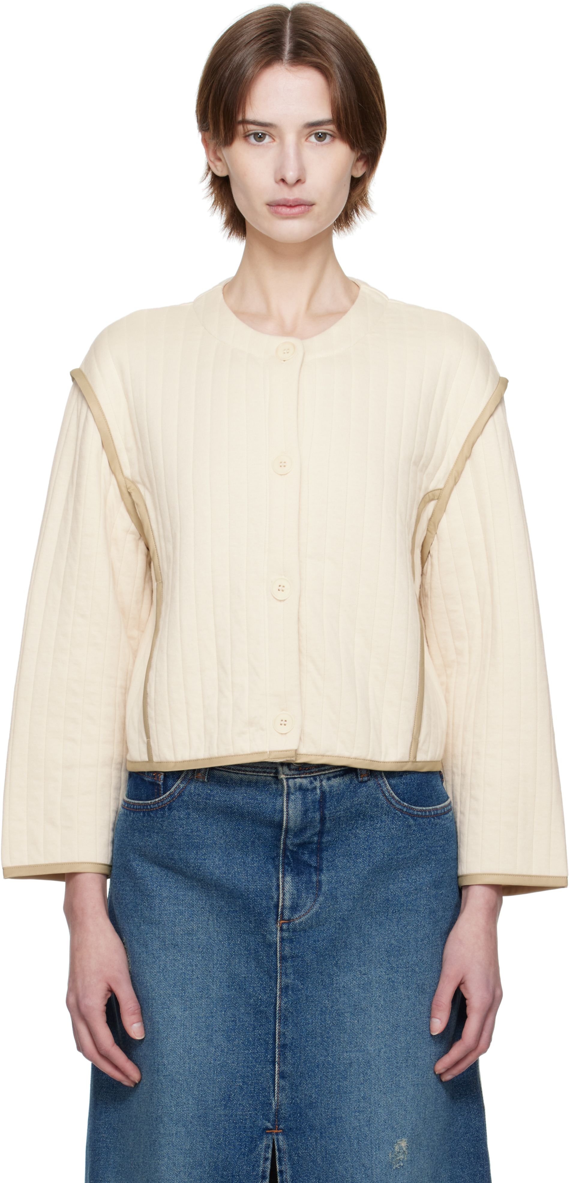 A.P.C｜JACKETS (Garance Jacket (COHGW F32010 AAD)) Garance jacket | Recycled organic polycotton jacquard fleece