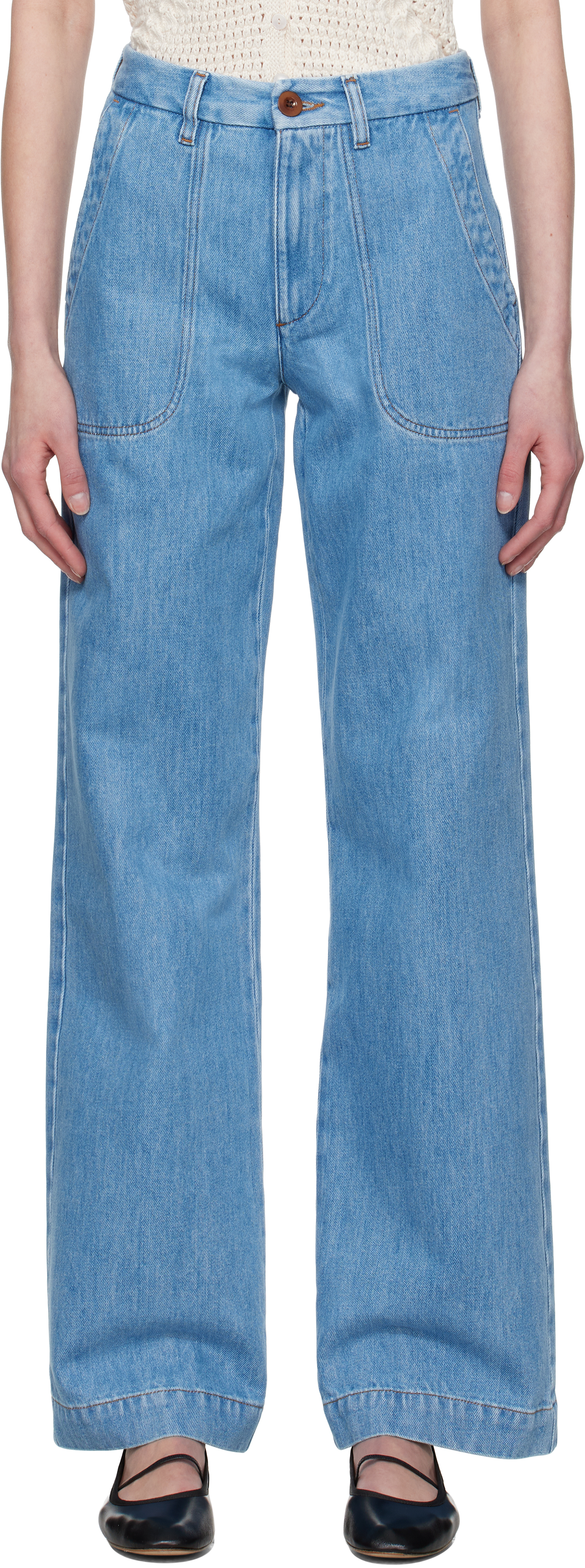 【関税込み】A.P.C. ブルー Seaside ジーンズ Seaside ジーンズ｜FEMME ｜A.P.C. | アーペーセー日本公式