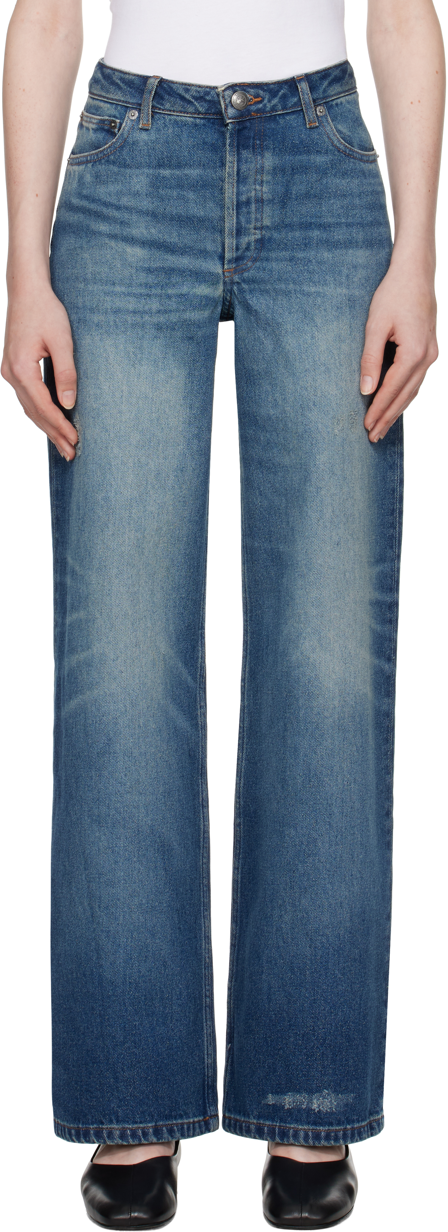 A. P.C. Indigo Elisabeth Jeans