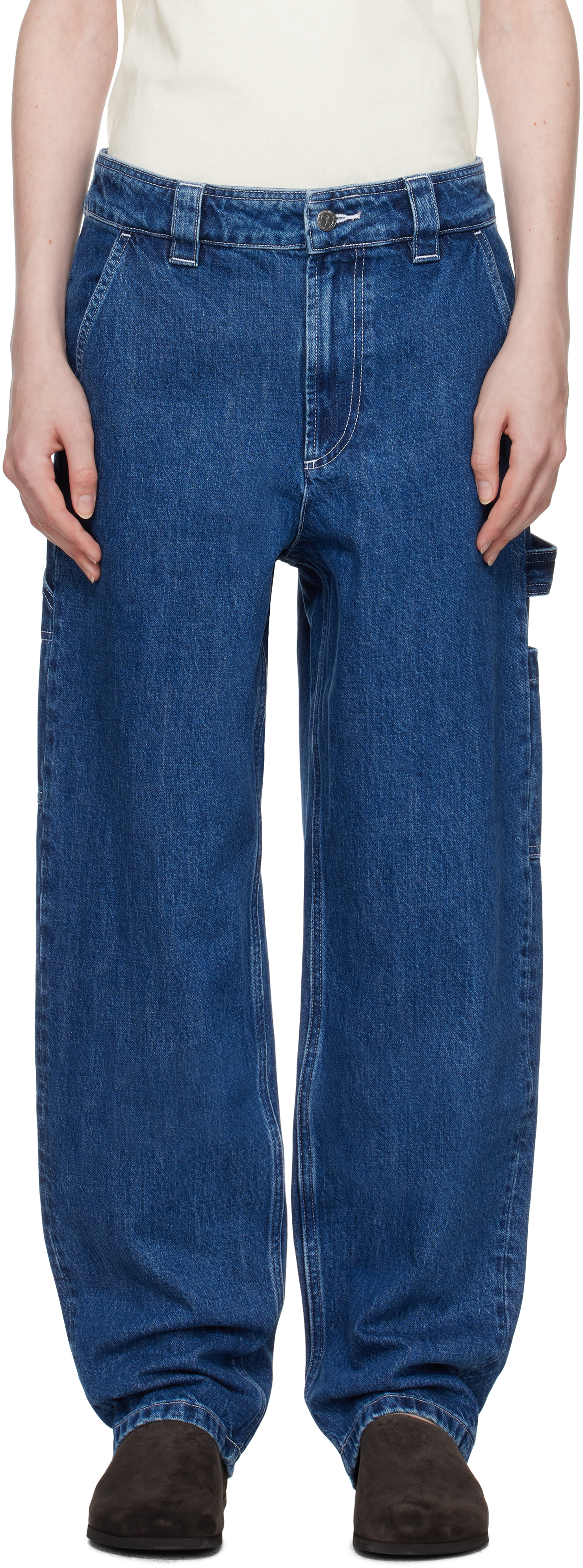 Blue Fergus Jeans by A.P.C. on Sale