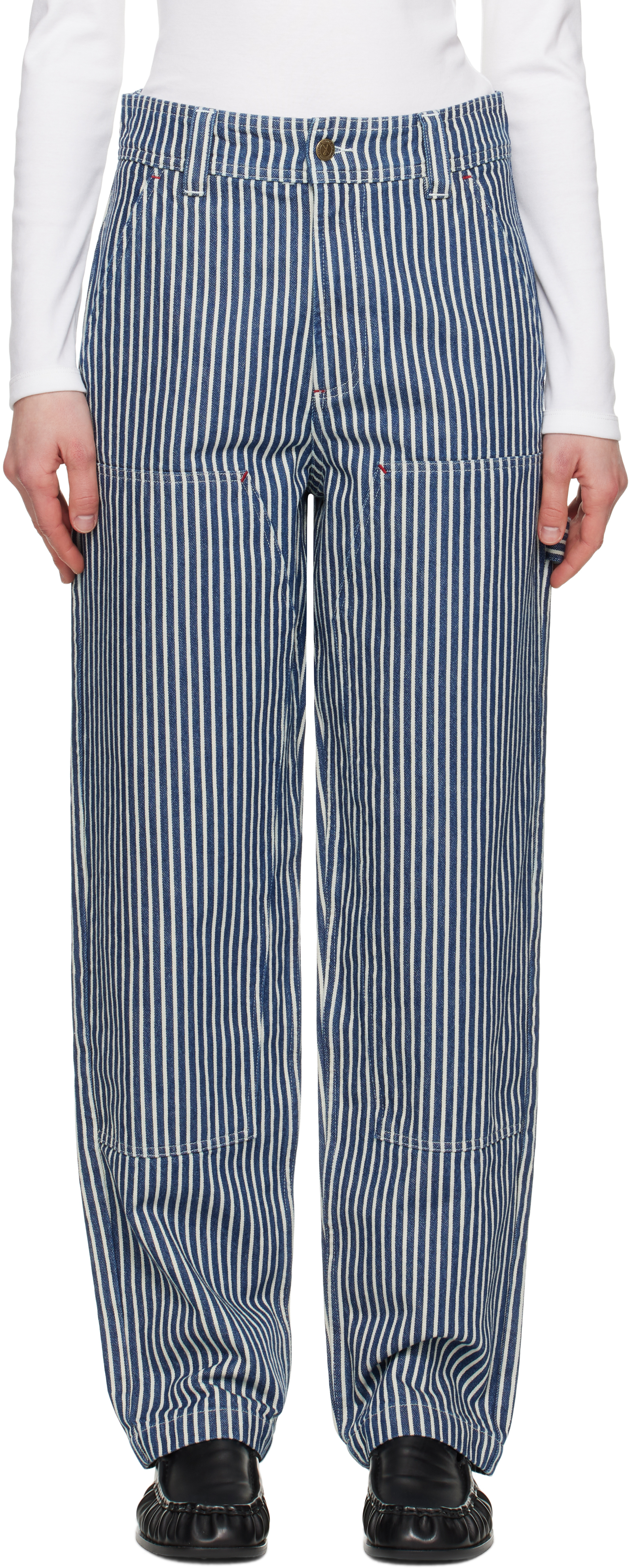 【関税込み】A.P.C. ブルー＆ホワイト Gustav ジーンズ A.P.C.のブルー＆ホワイト Gustav ジーンズがセール中