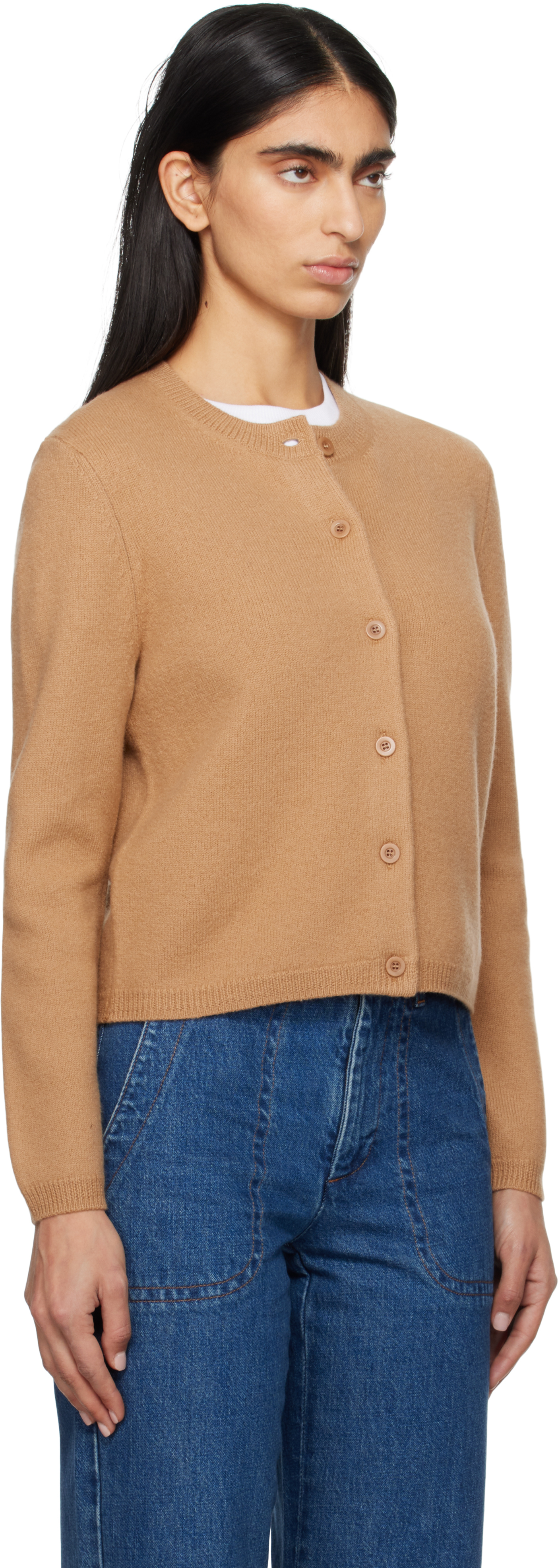 Apc A.p.c. Sweaters Brown In Cab Camel