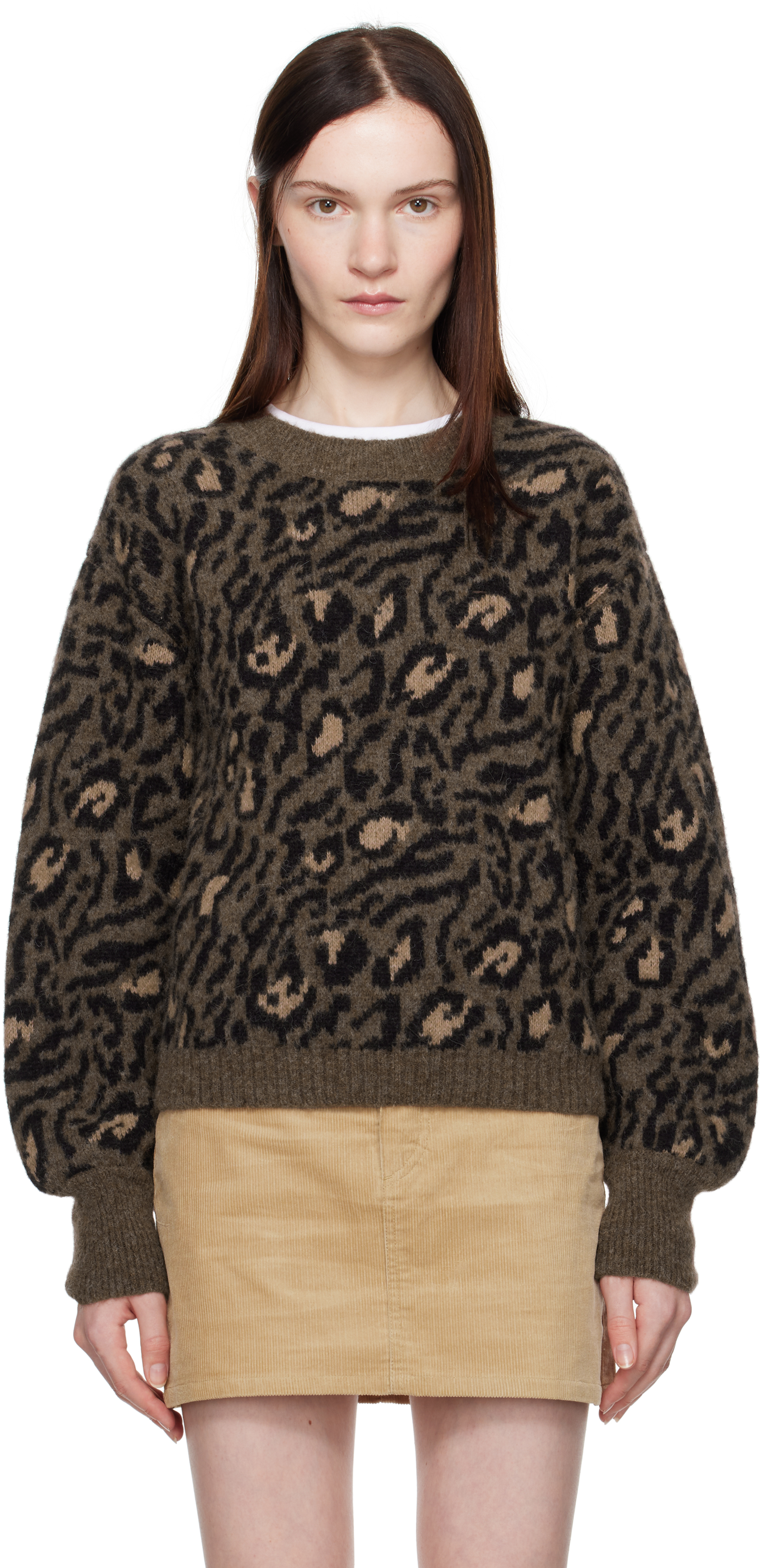 A. P.C. Brown Selena Sweater