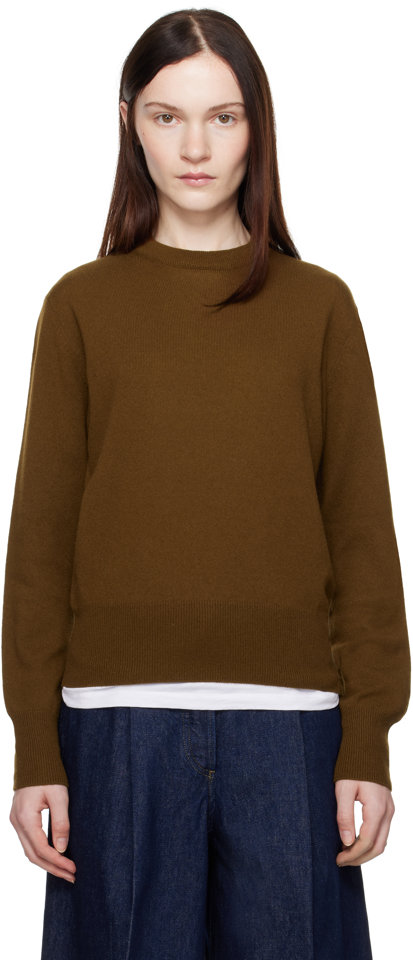 A. P.C. Brown Anastasia Barbieri Edition Lucia Sweater