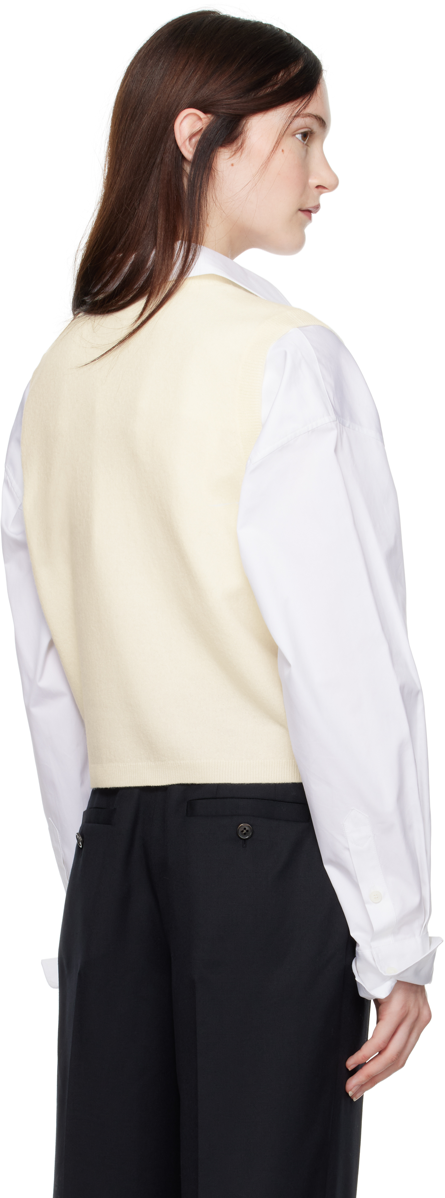 Apc Off-white Coco Vest In Aad Ecru