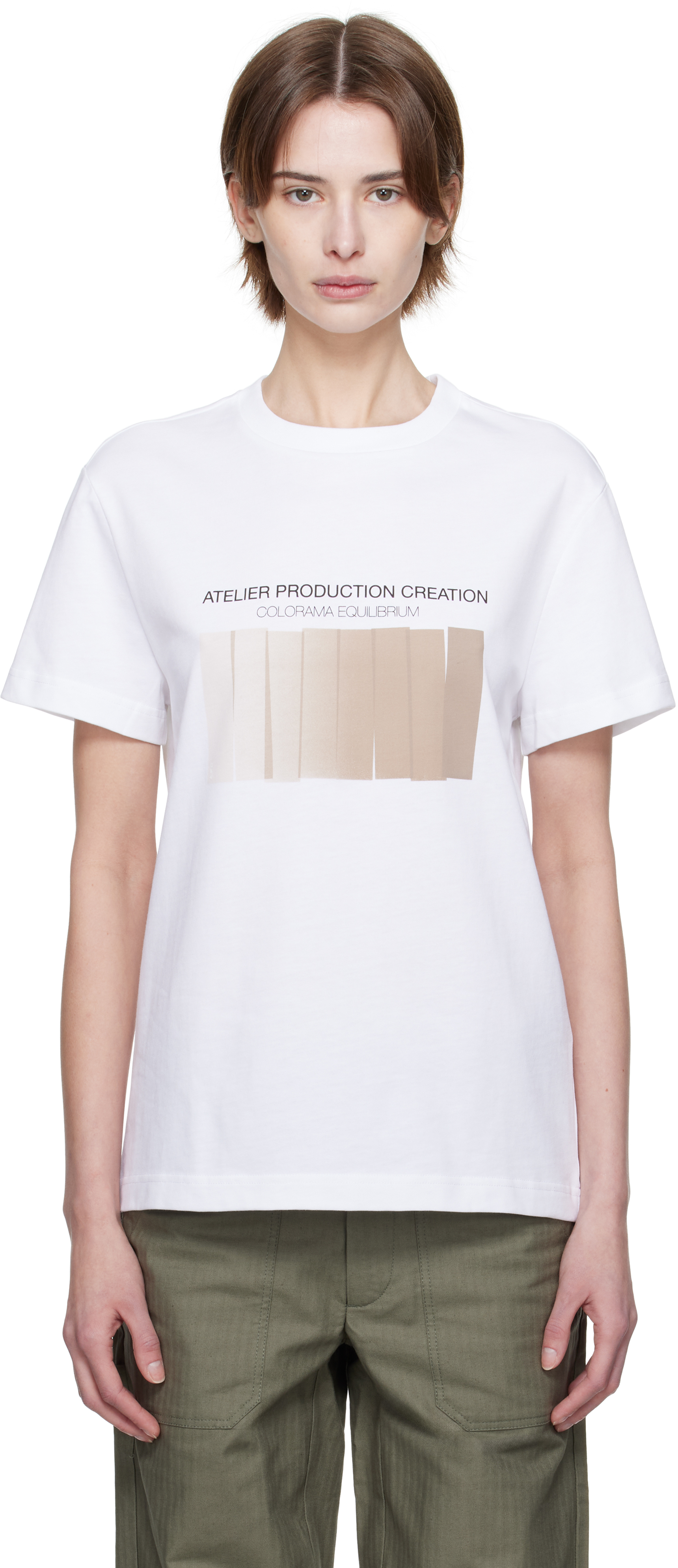 A. P.C. White Franck T-shirt