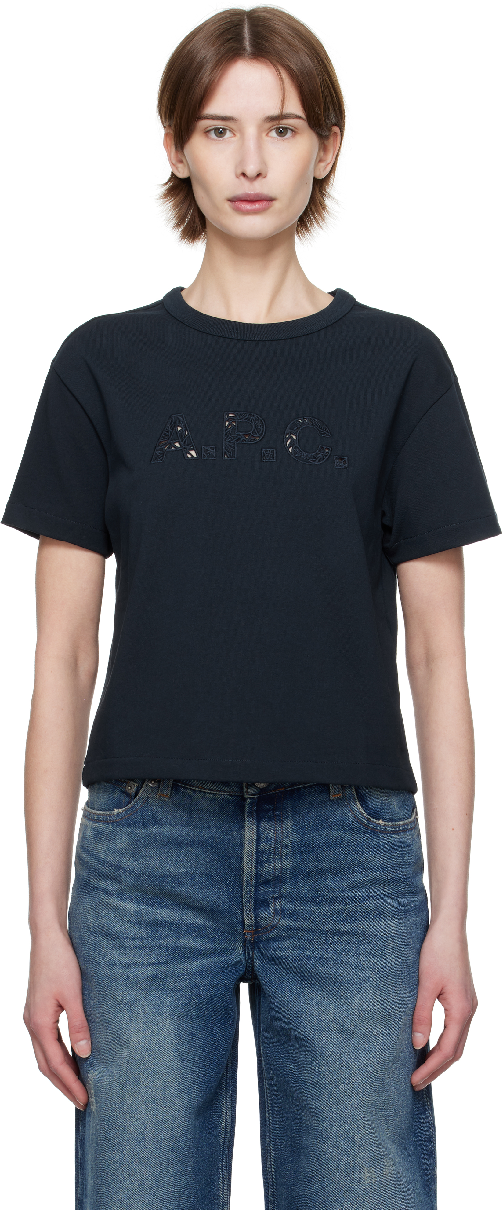 A. P.C. Navy Annie T-shirt