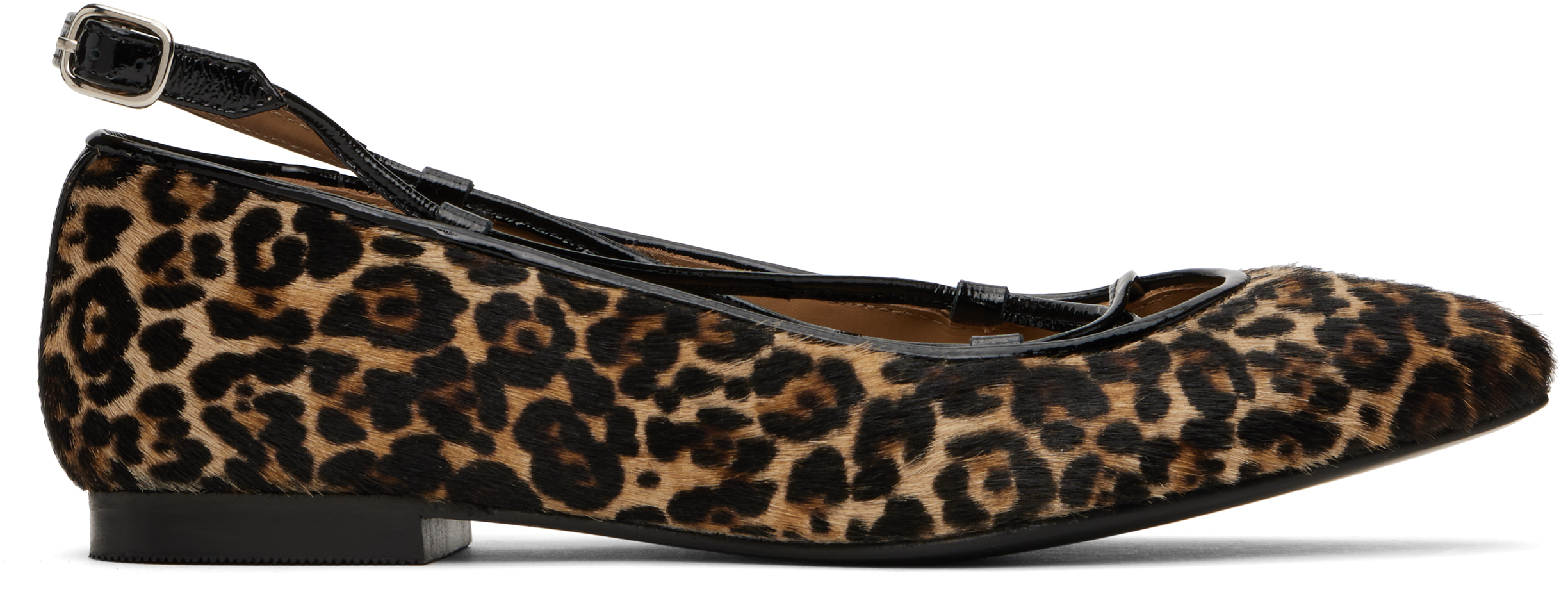 A. P.C. Brown & Black Katie Ballerina Flats