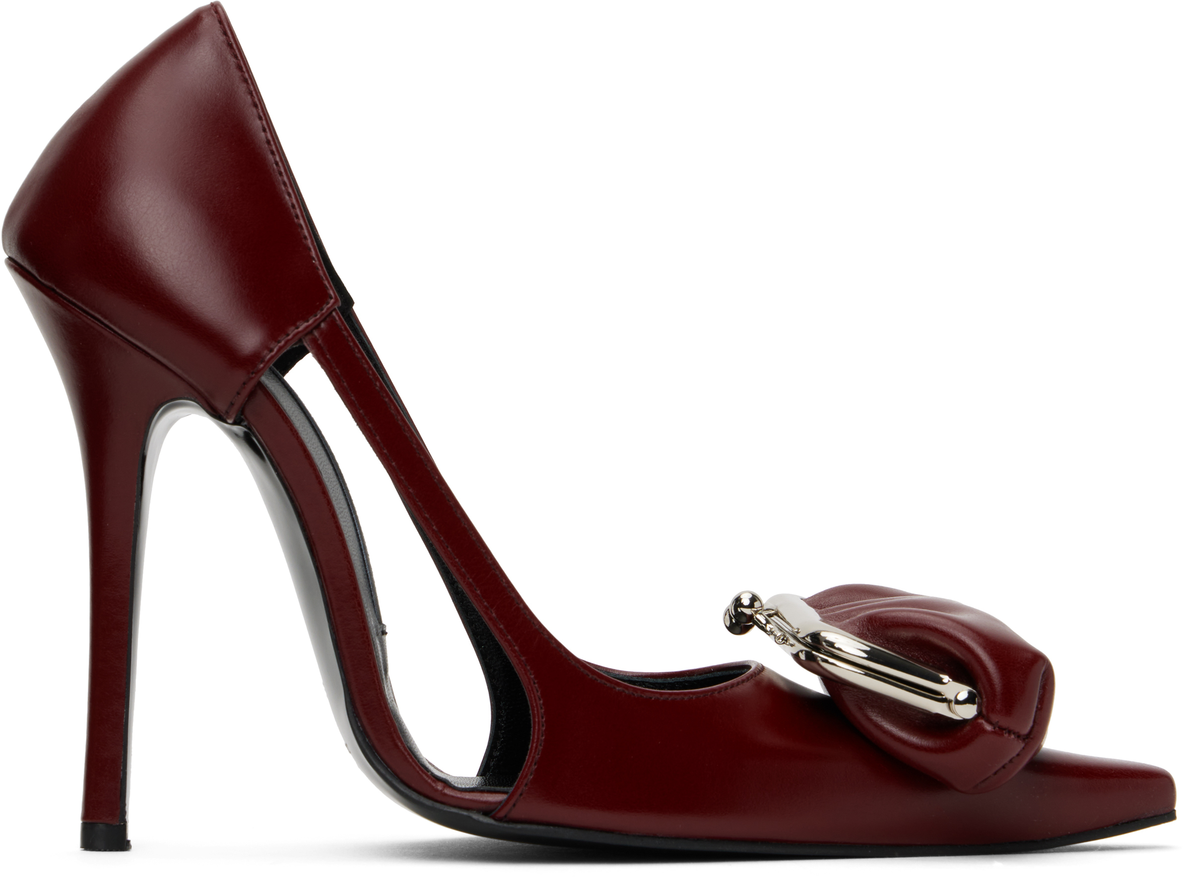 Burgundy Coin Purse Pointy Heels