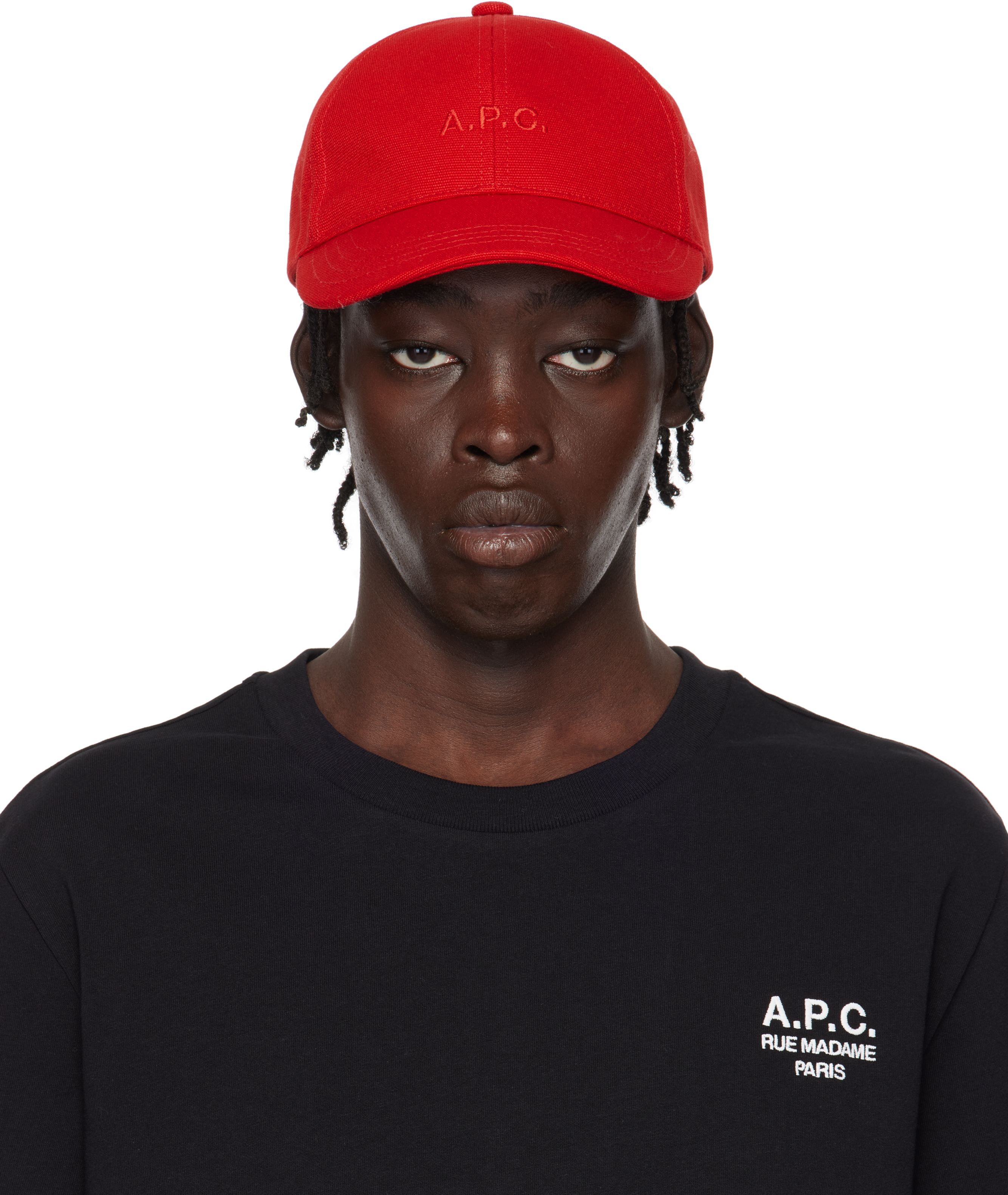 A. P.C. Black Charlie Baseball Cap