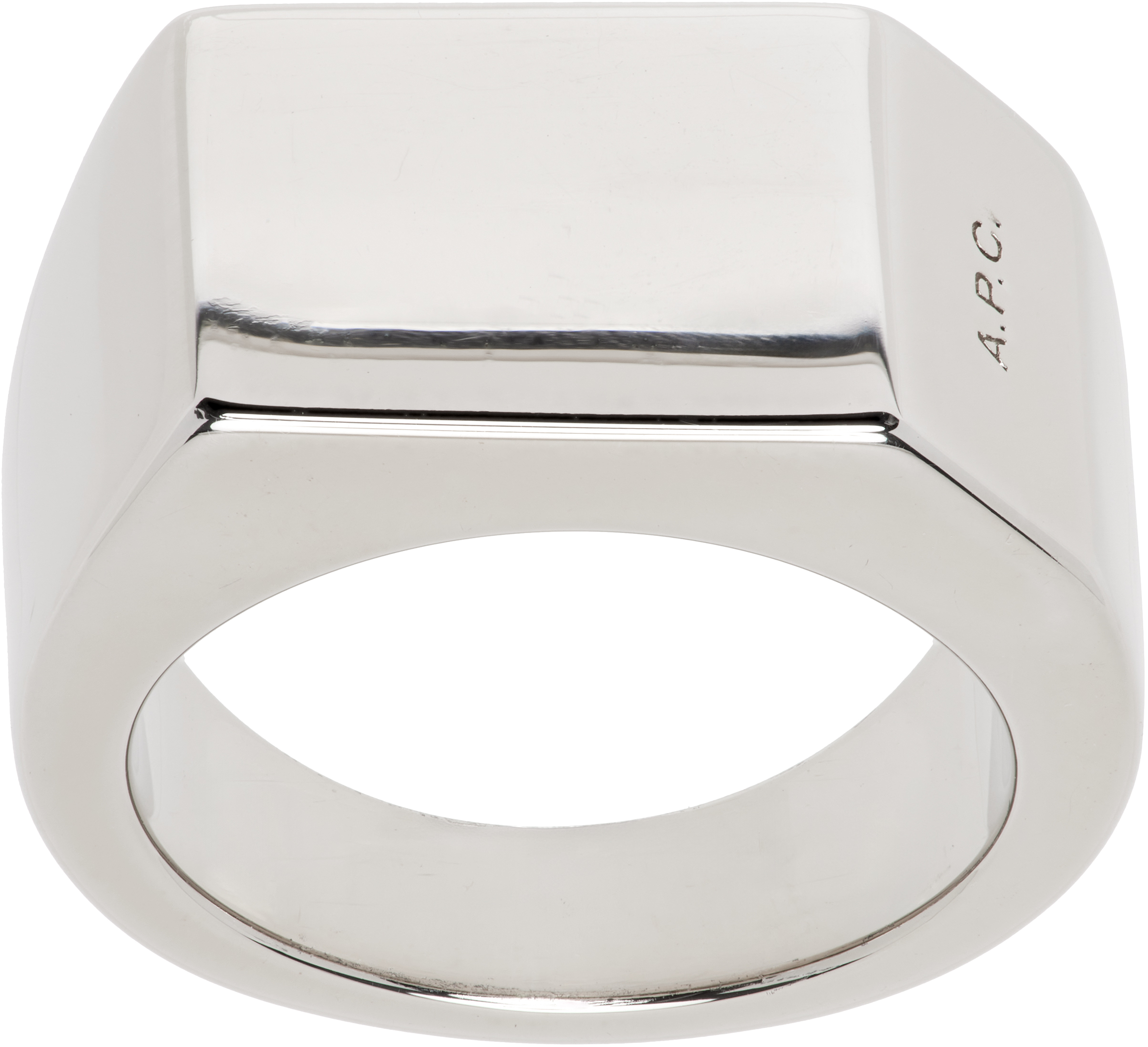 Silver Minimal Signet Ring