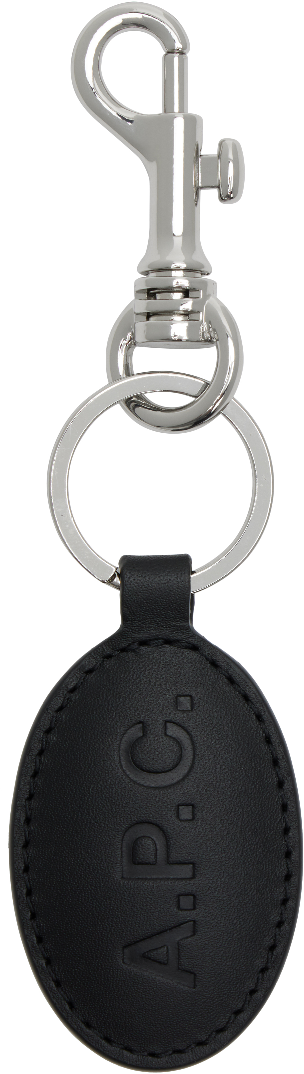 A. P.C. Black Osaka Keychain