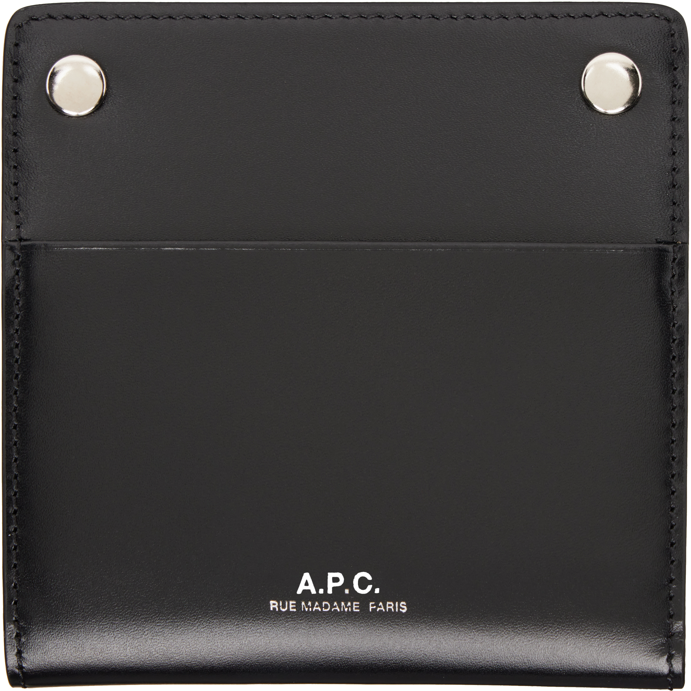 A. P.C. Black André Bifold Card Holder