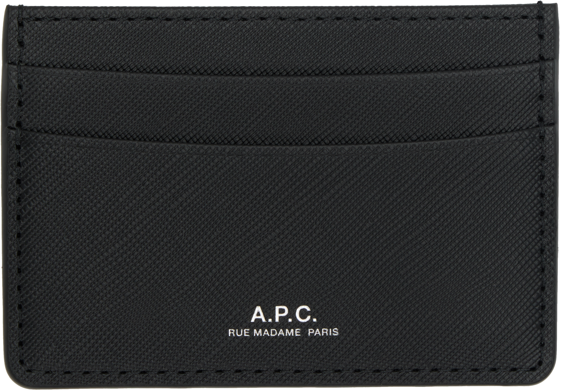 A. P.C. Black Andre Card Holder