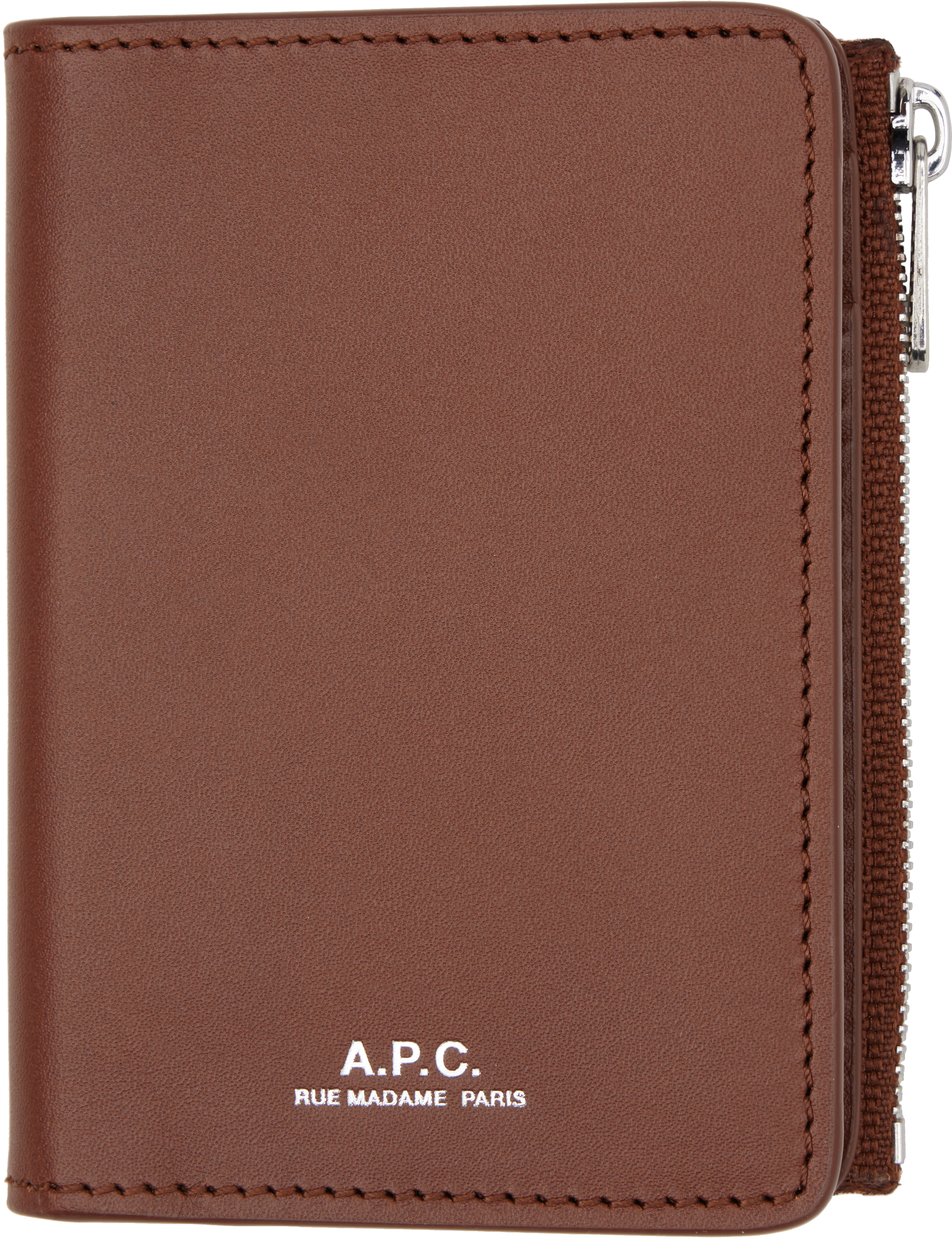 A. P.C. Black Stefan Zip Wallet