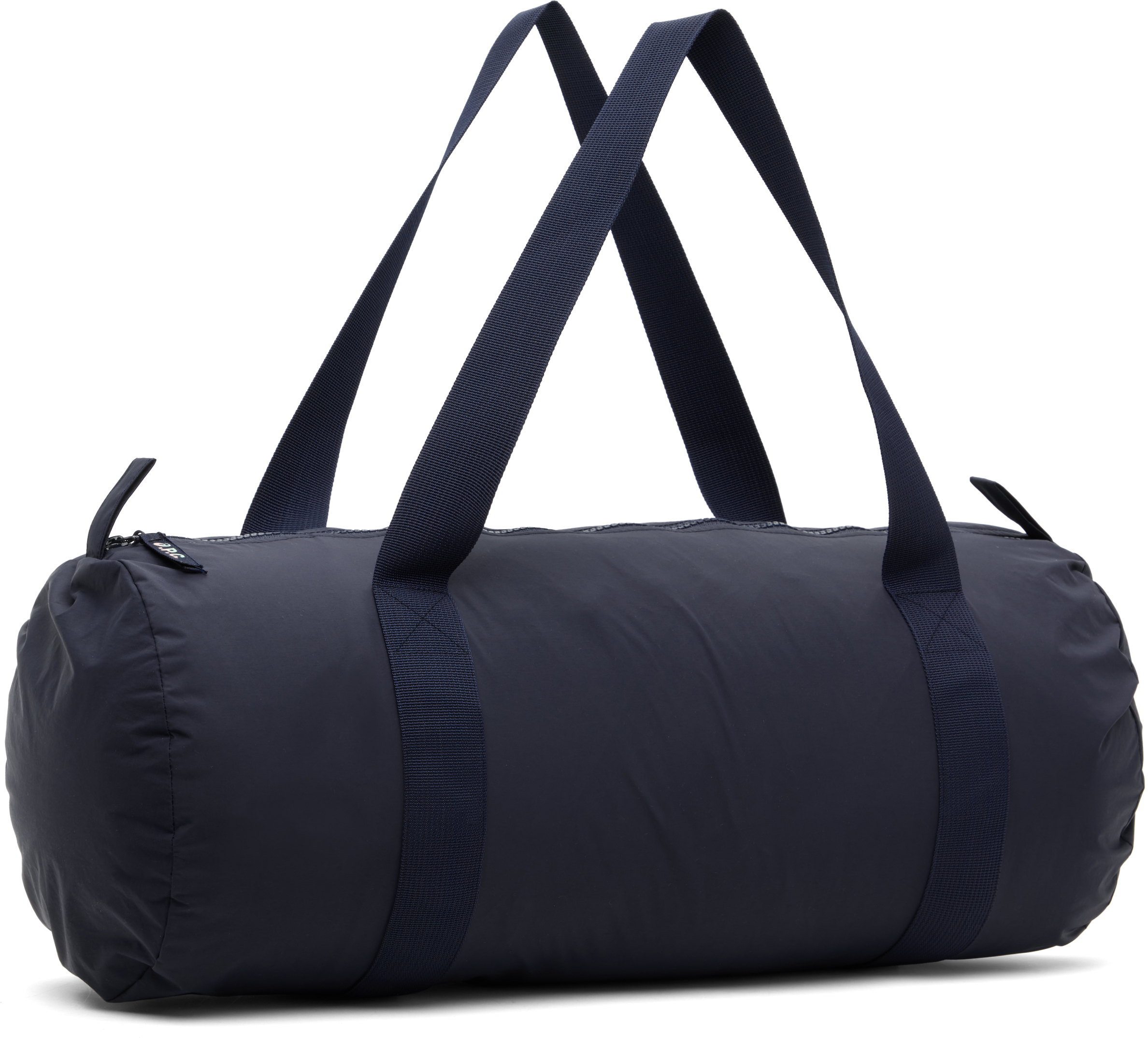 Apc Navy Asics Edition Gym Duffle Bag In Iak Dark Navy