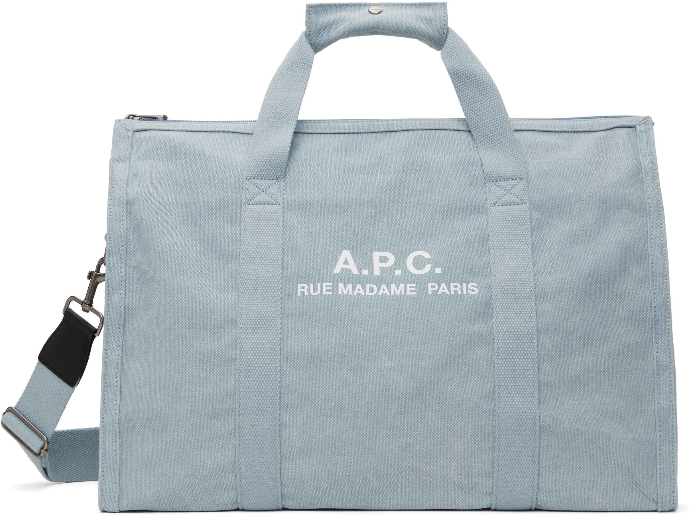 A.P.C. Blue Recuperation Gym Duffle Bag SSENSE